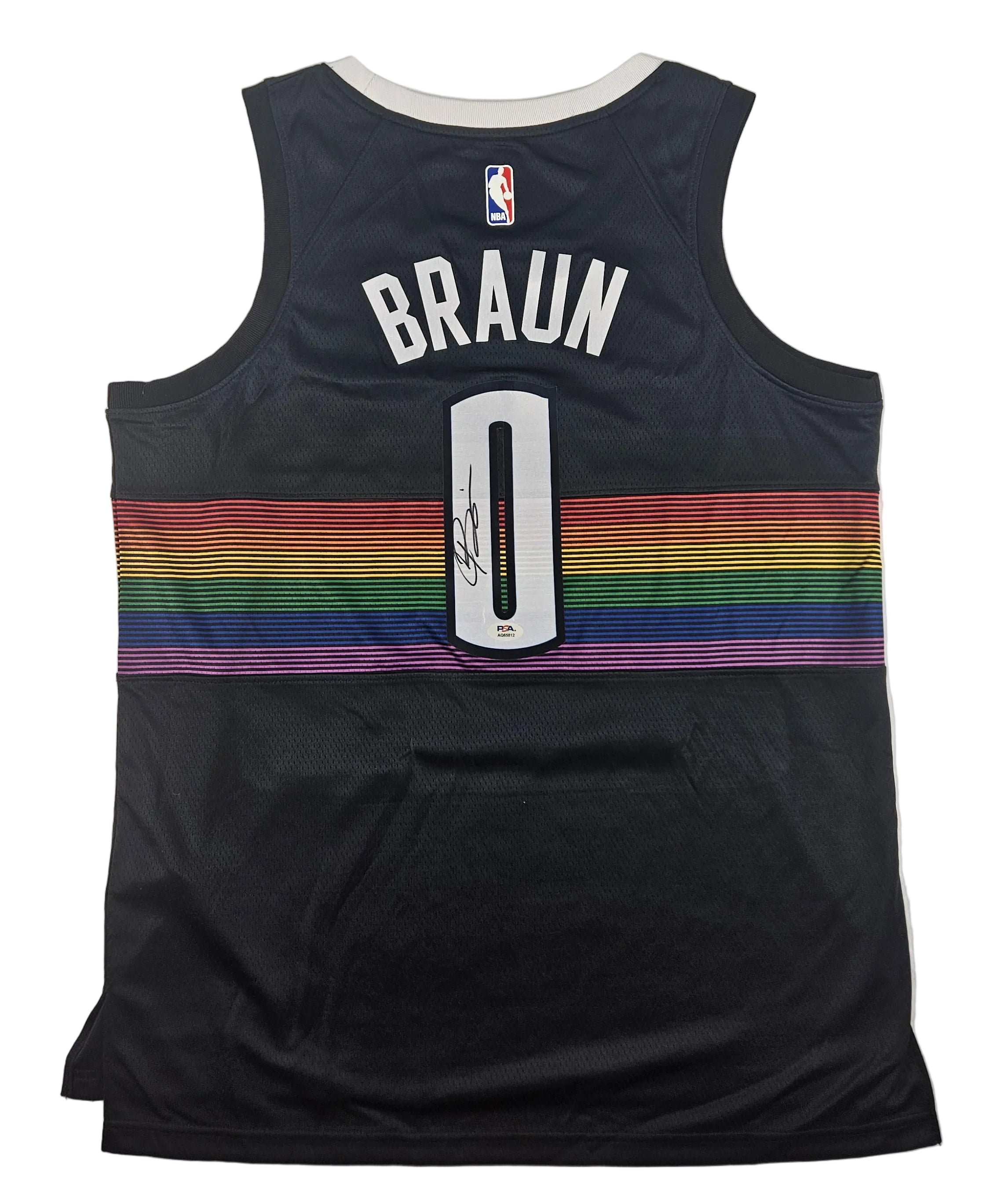 Christian Braun Signed Autographed Denver Nuggets Jersey PSA Certified