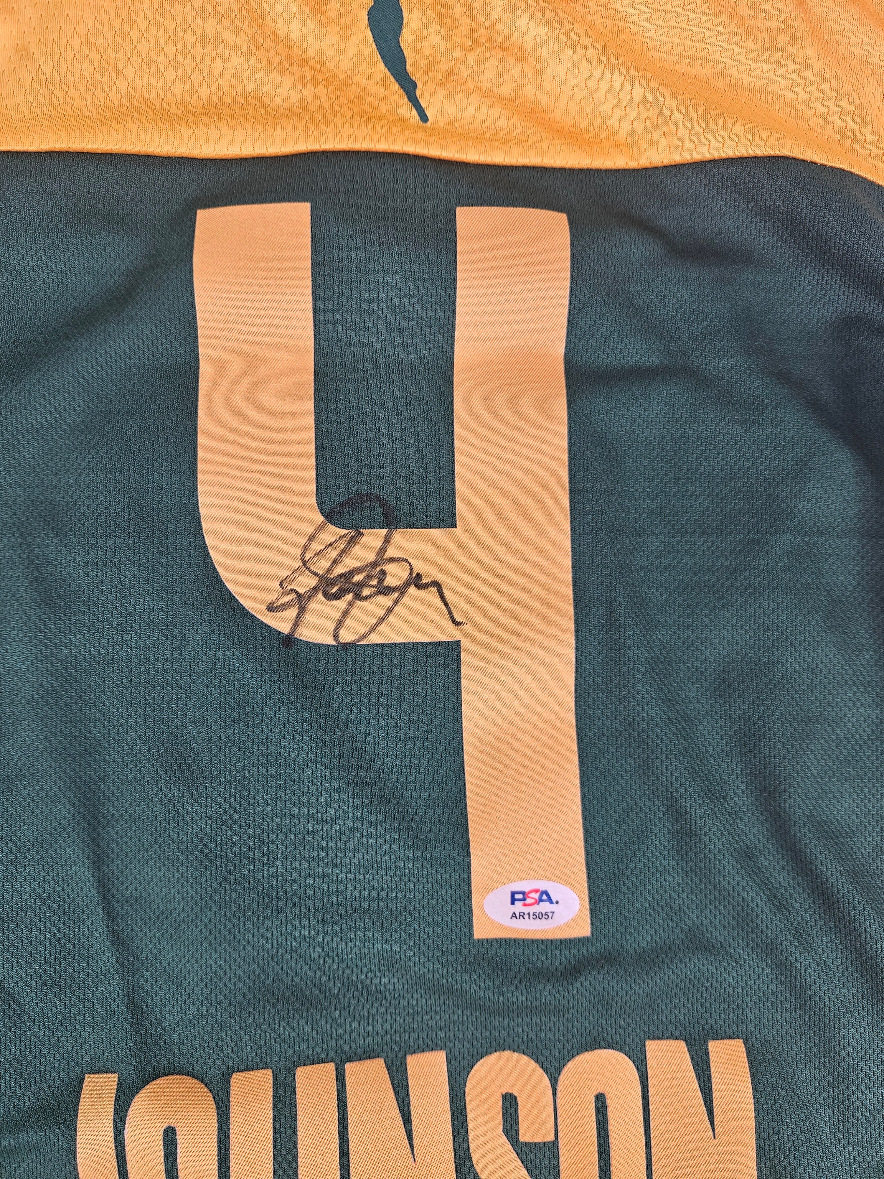 Flau'jae Johnson Signed Autographed Seattle Storm Jersey PSA Certified