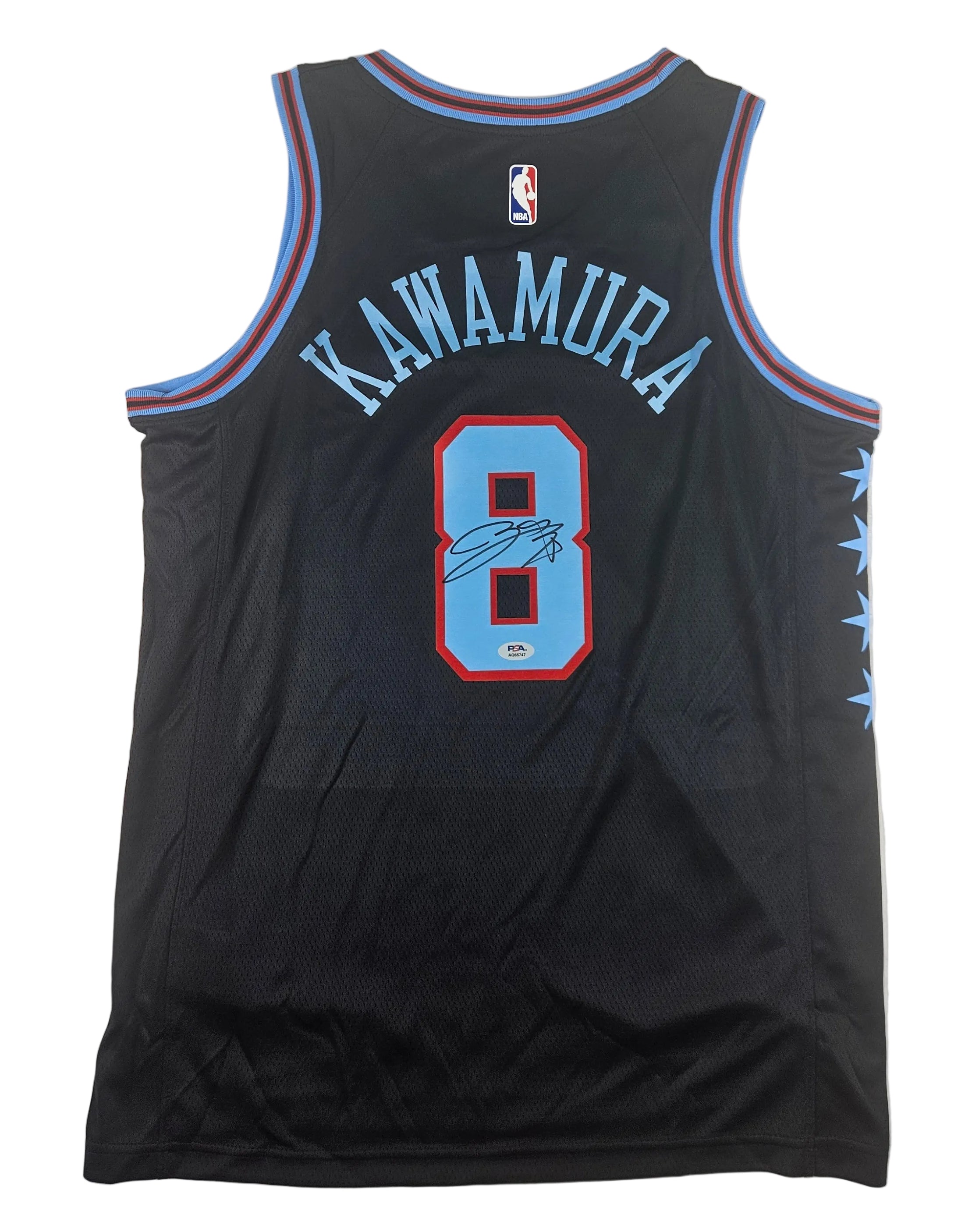 Yuki Kawamura Chicago Bulls Autographed Signed Jersey PSA Certified