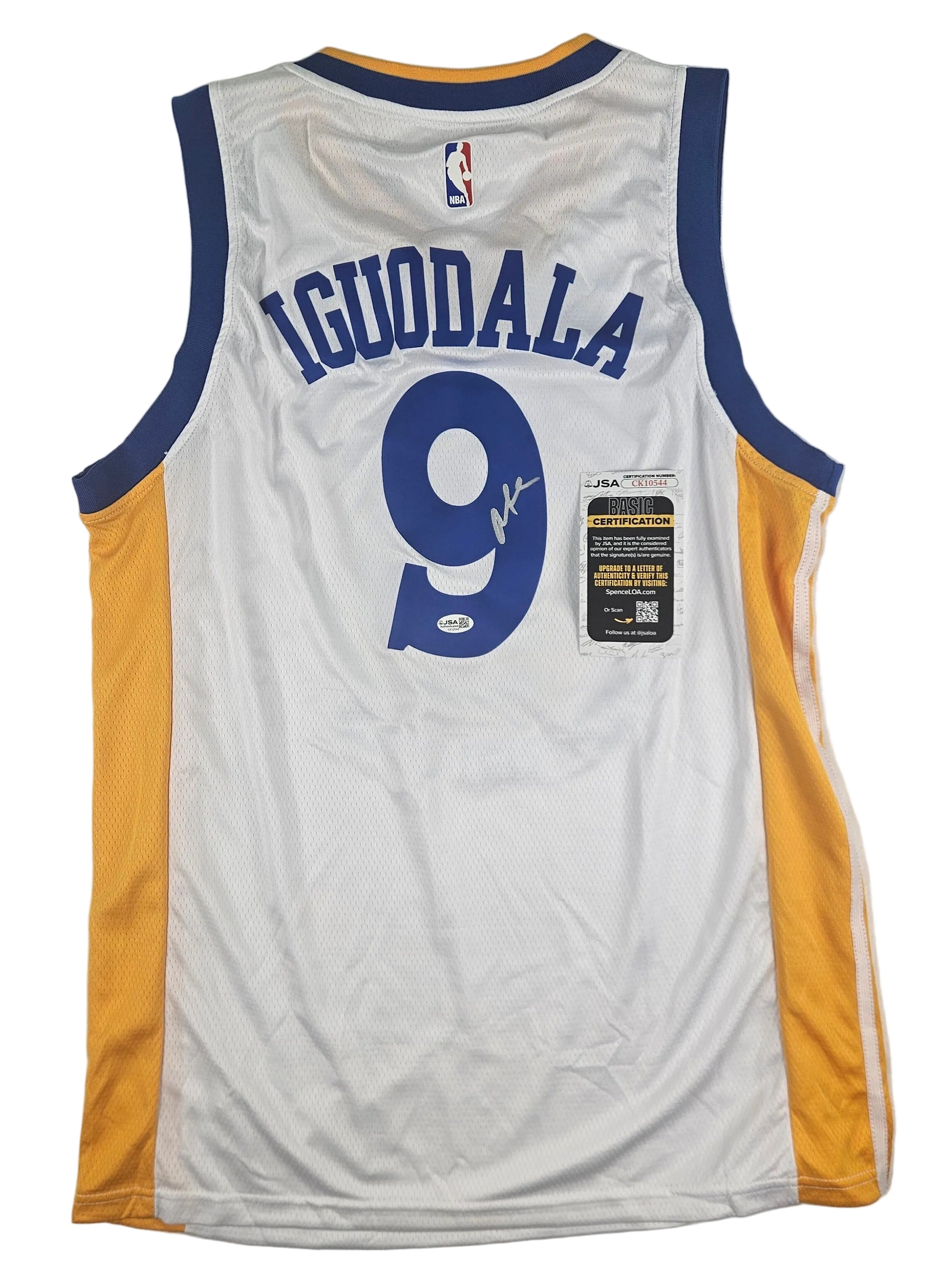 Andre Iguodala Signed Autograph Golden State Warriors Jersey JSA COA