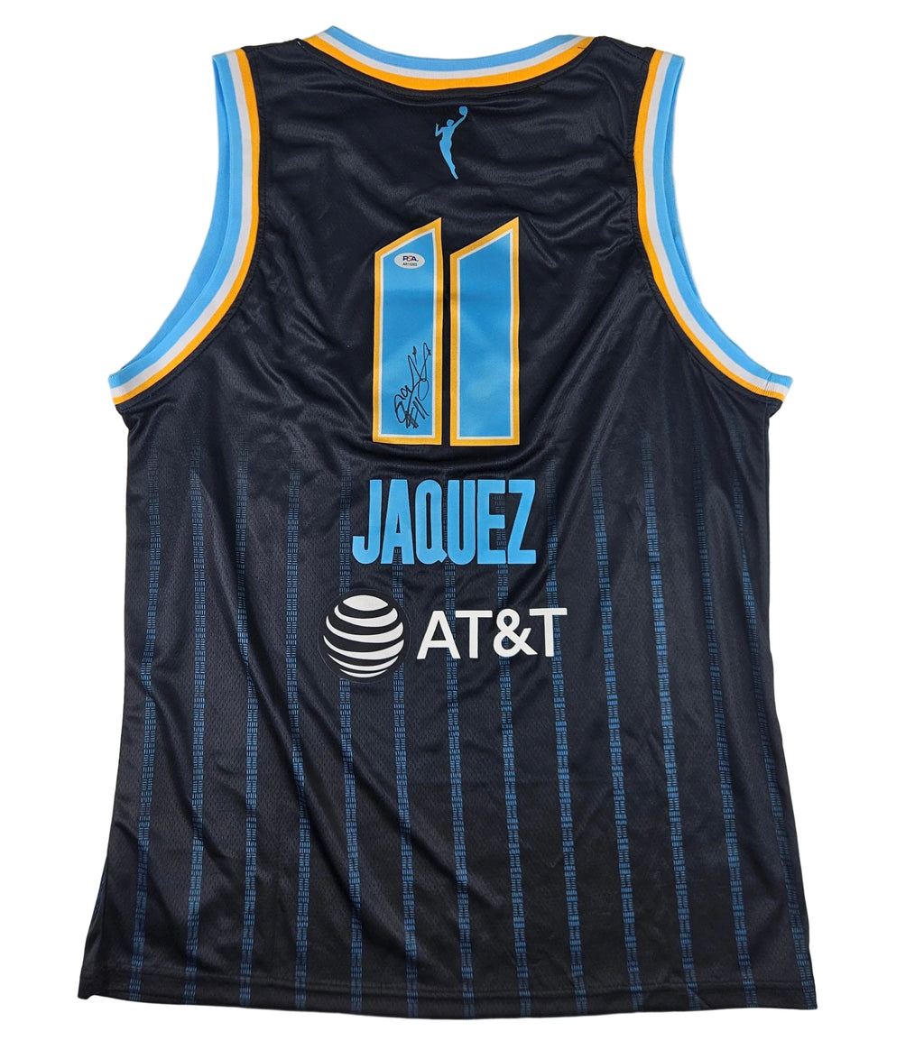 Gabriela Jaquez Signed Autographed Chicago Sky Wnba Jersey PSA Certified
