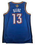 Ousmane Dieng Signed Autographed Oklahoma City Thunder Blue Jersey PSA Certified