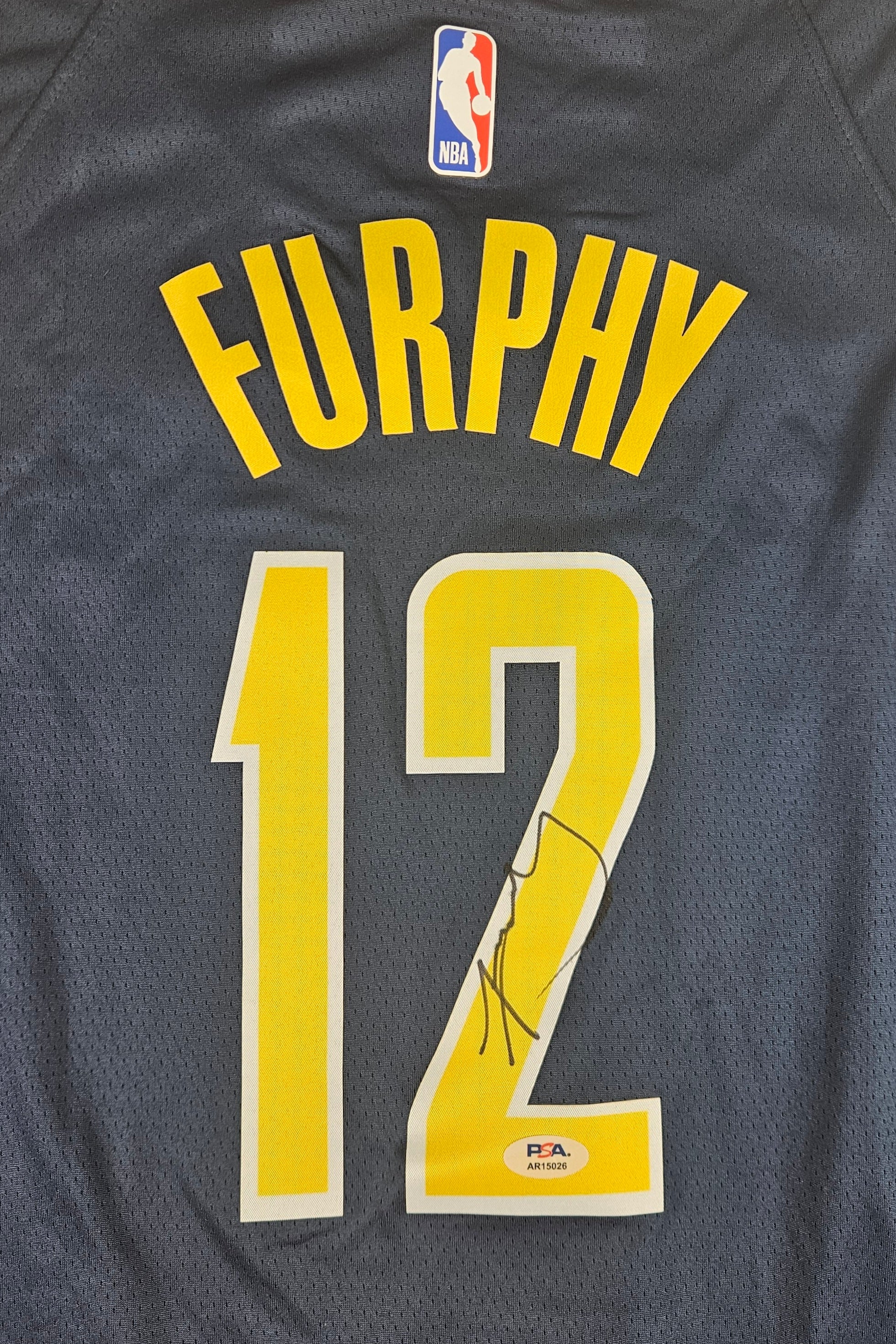 Johnny Furphy Signed Autographed Indiana Pacers Jersey PSA Certified