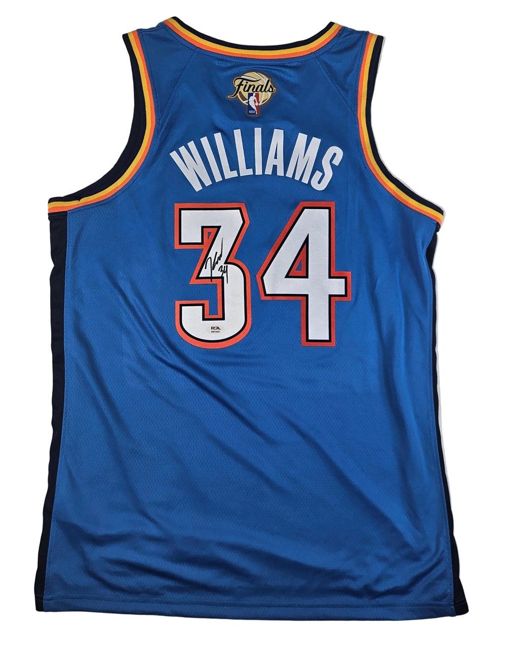 Kenrich Williams Signed Autographed Oklahoma City Thunder Jersey PSA Certified