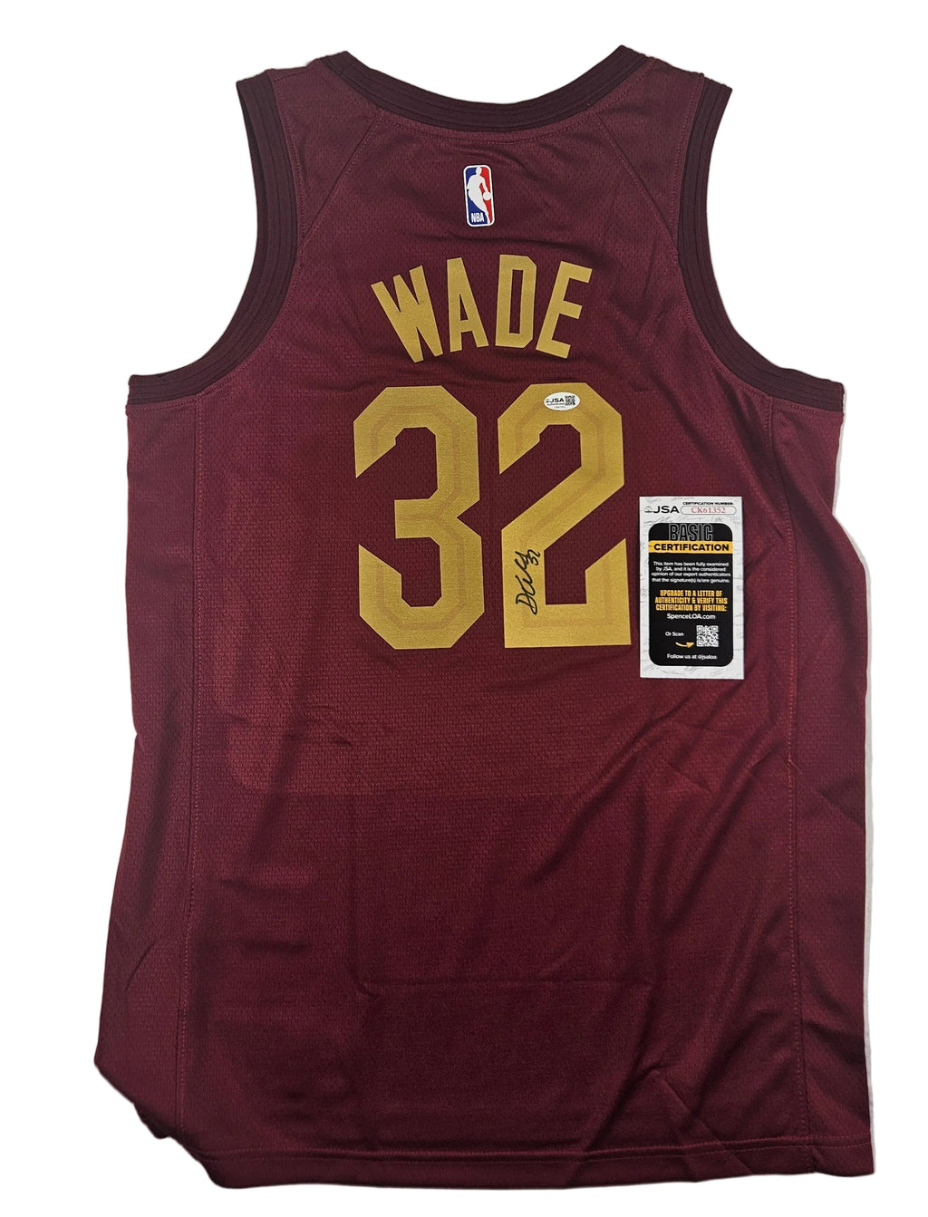 Dean Wade Signed Autographed Cleveland Cavaliers Jersey JSA COA