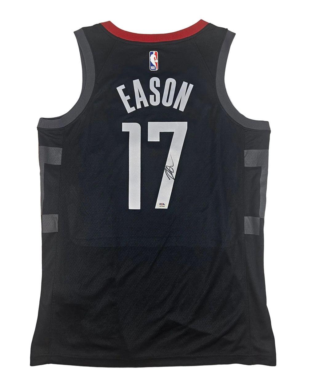 Tari Eason Signed Autographed Houston Rockets Jersey PSA Certified