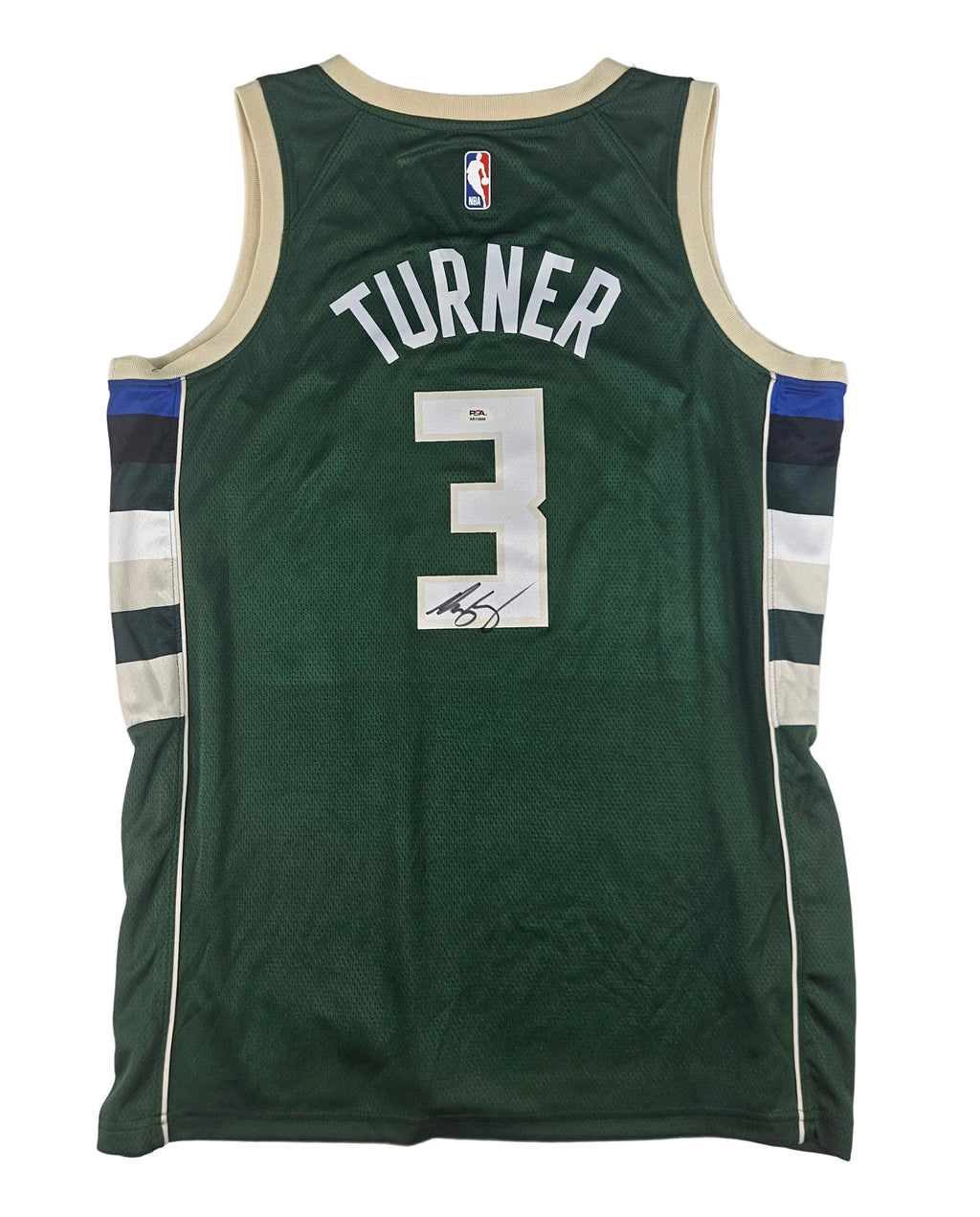 Myles Turner Signed Autographed Milwaukee Bucks Jersey PSA Certified