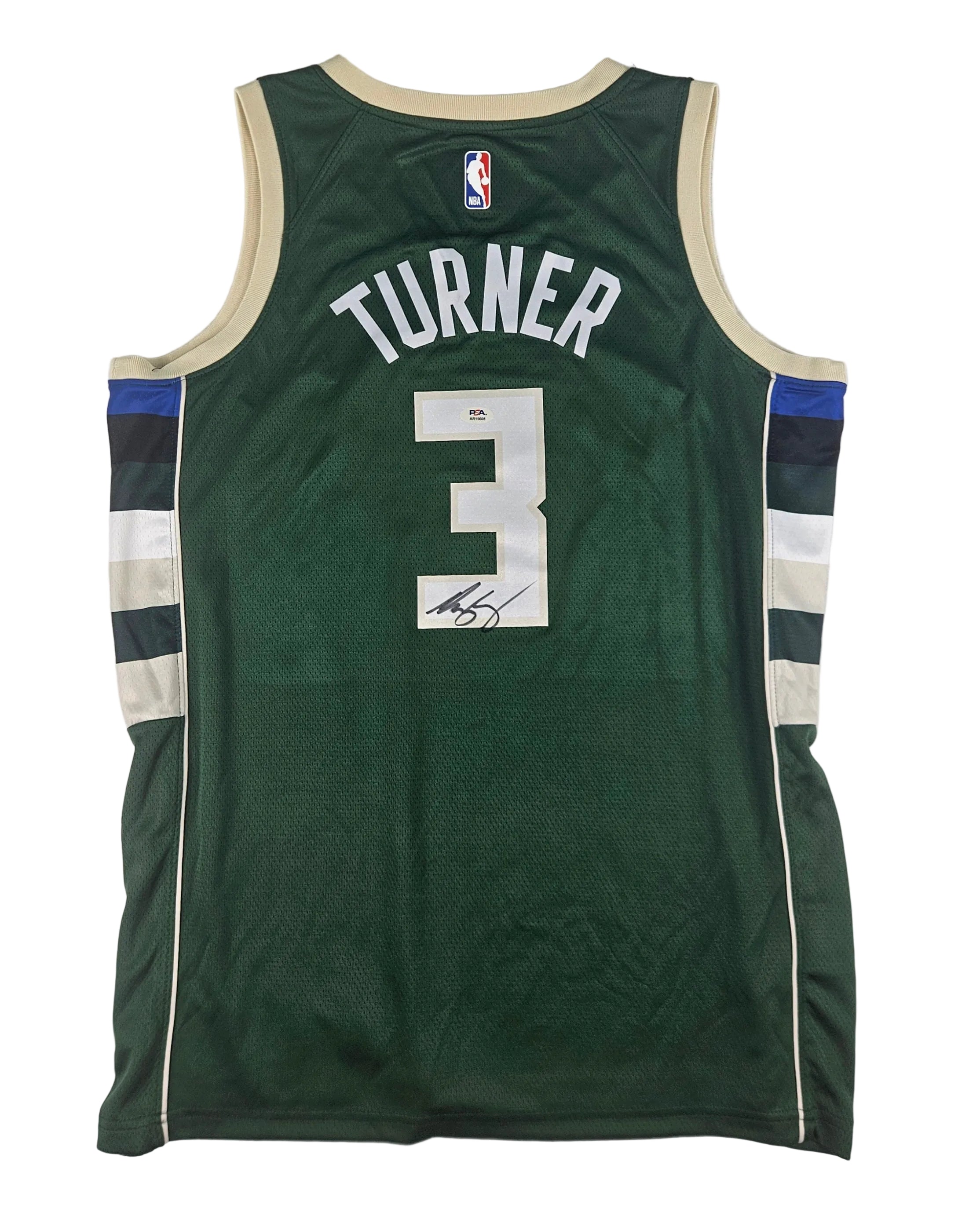 Myles Turner Signed Autographed Milwaukee Bucks Jersey PSA Certified