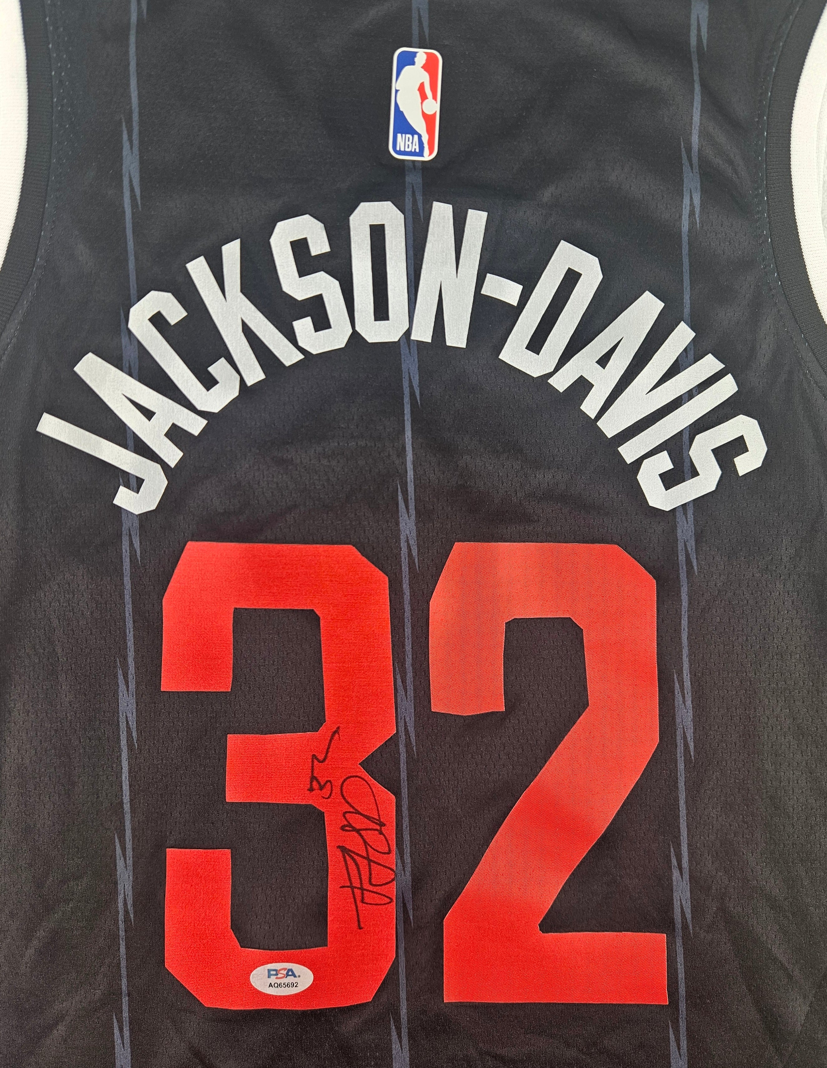Trayce Jackson-Davis Signed Autographed Toronto Raptors Jersey PSA Certified
