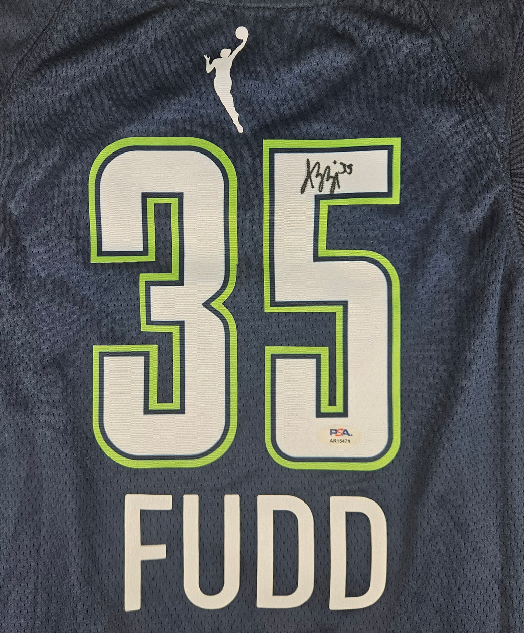 Azzi Fudd Signed Autographed Dallas Wings Jersey PSA Certified