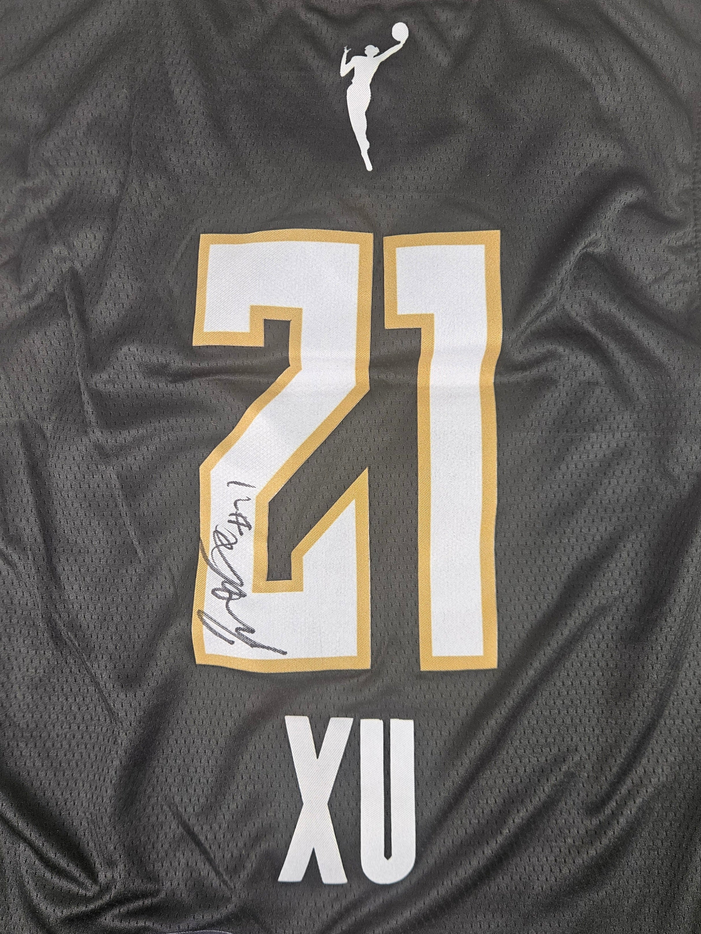 Han Xu Signed Autographed New York Liberty Wnba Jersey