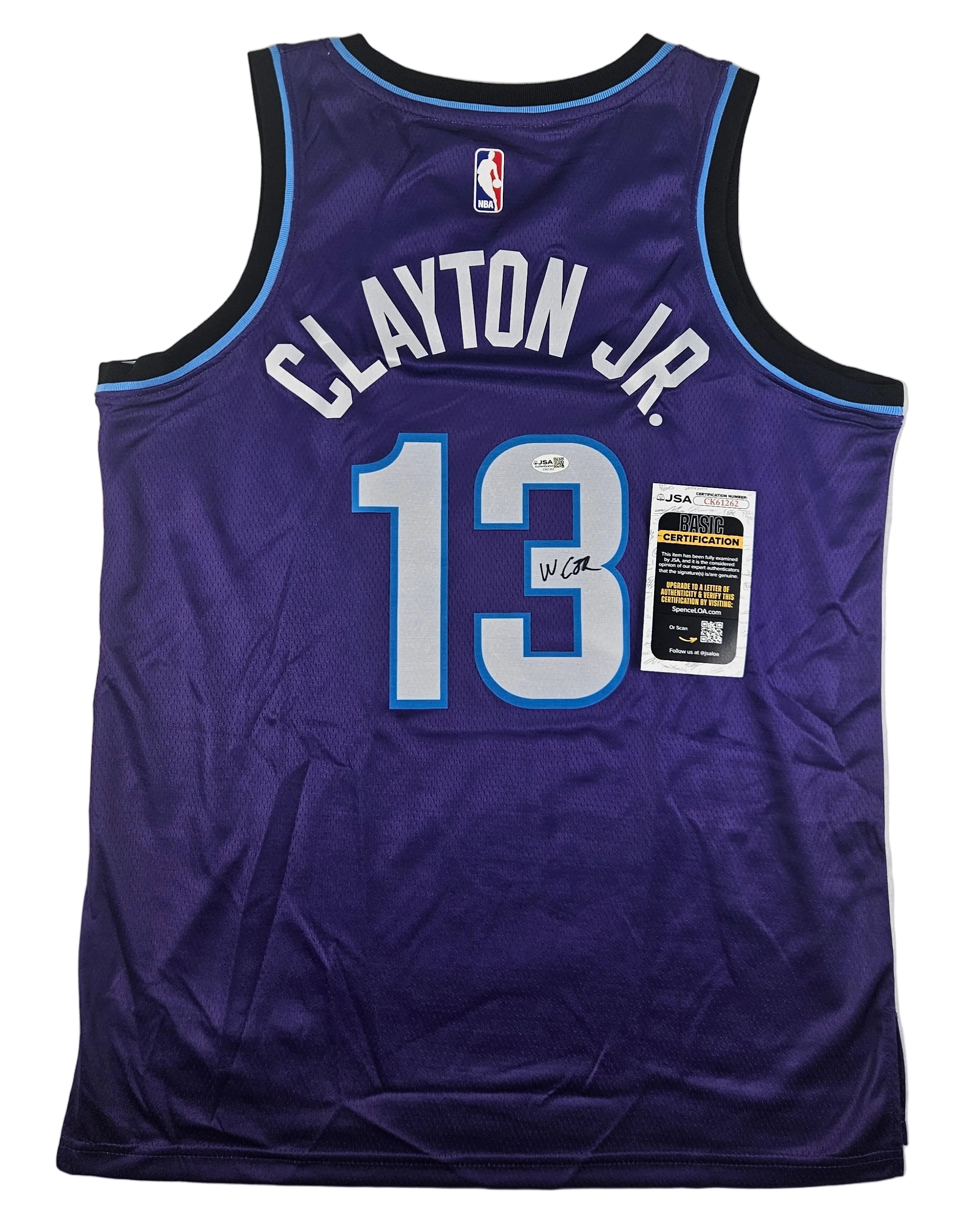 Walter Clayton Jr. Signed Autographed Utah Jazz Jersey JSA COA