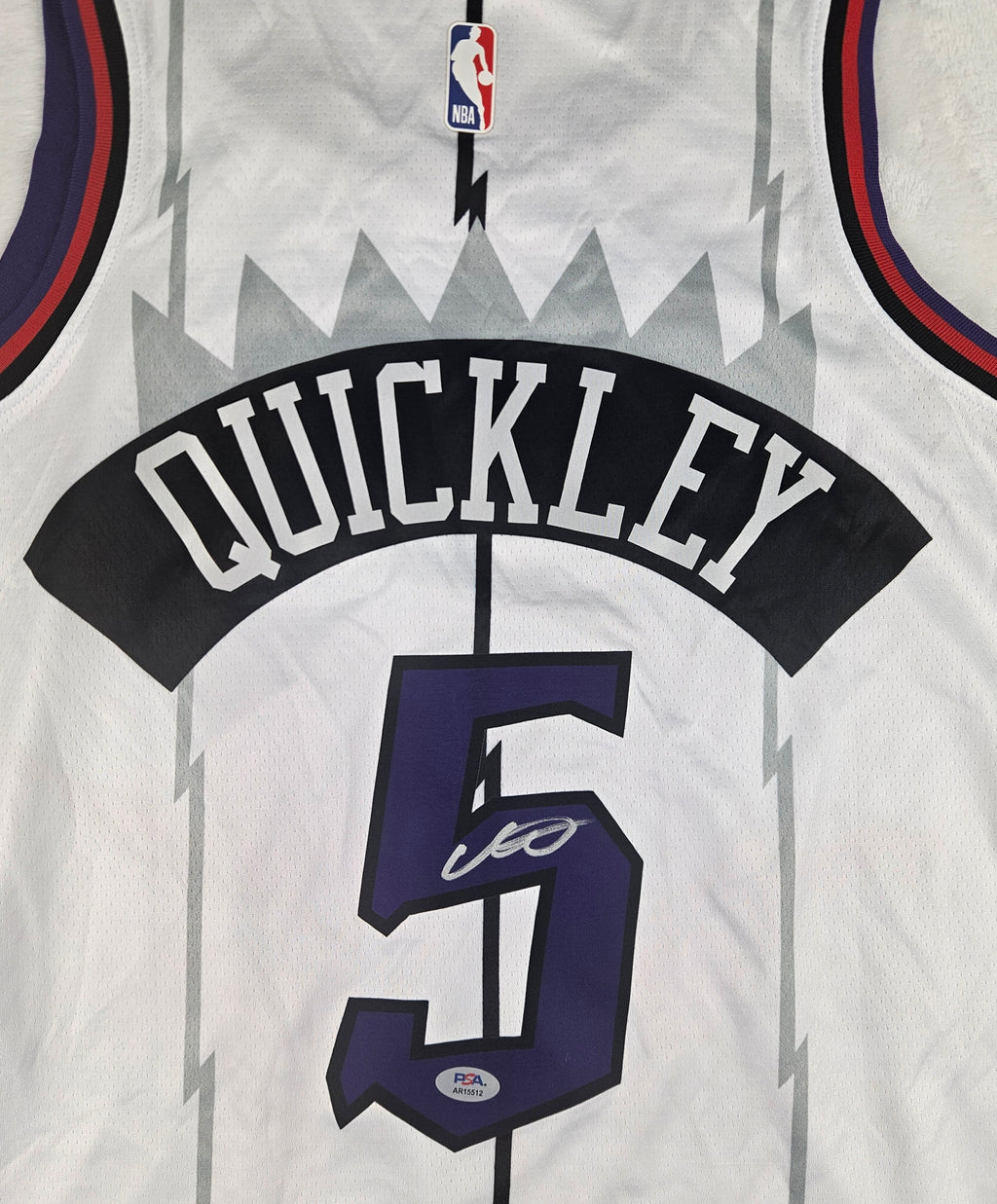 Immanuel Quickley Signed Autographed Toronto Raptors Jersey PSA Certified