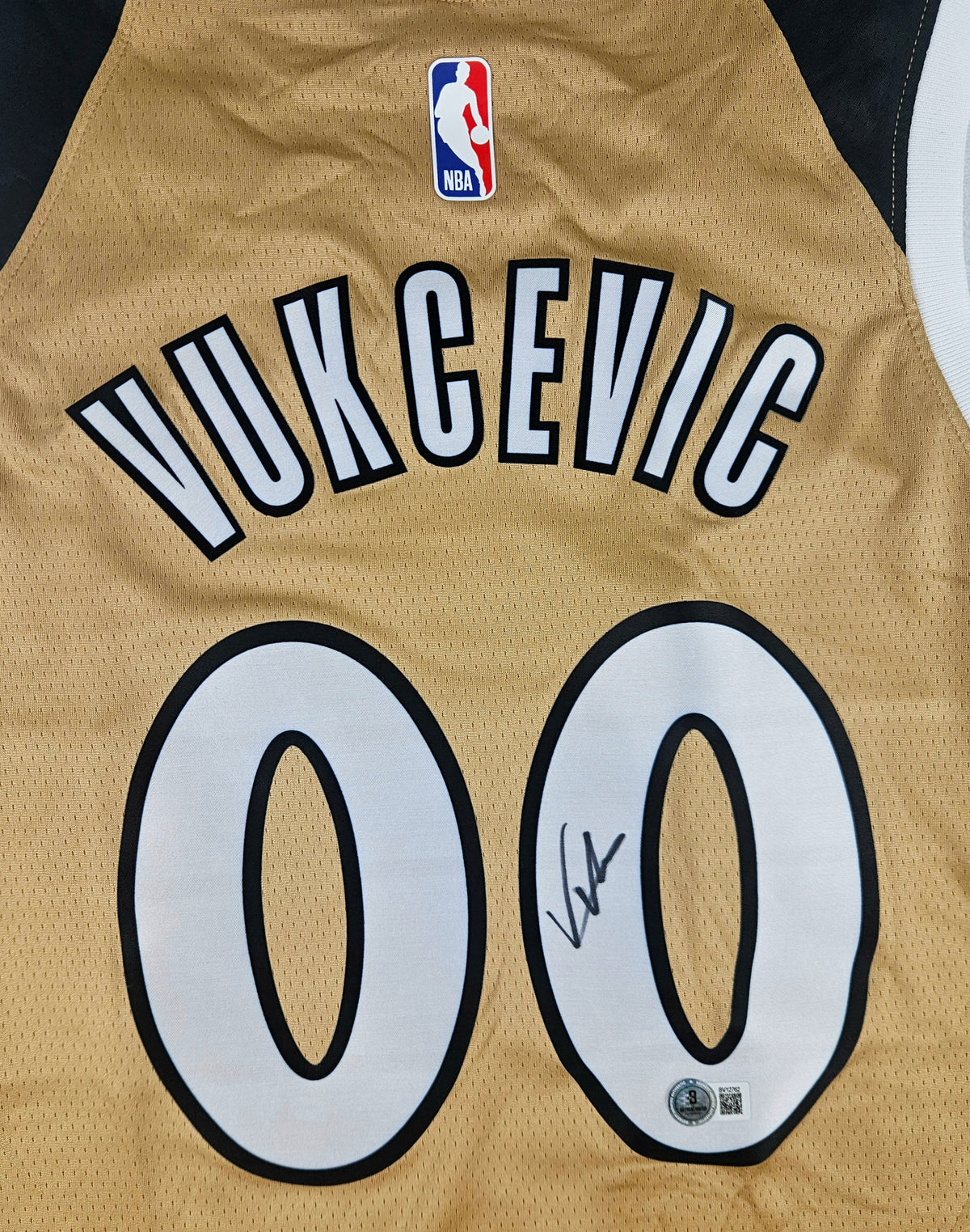 Tristan Vucevic Signed Autograph Washington Wizards Jersey Beckett Certified