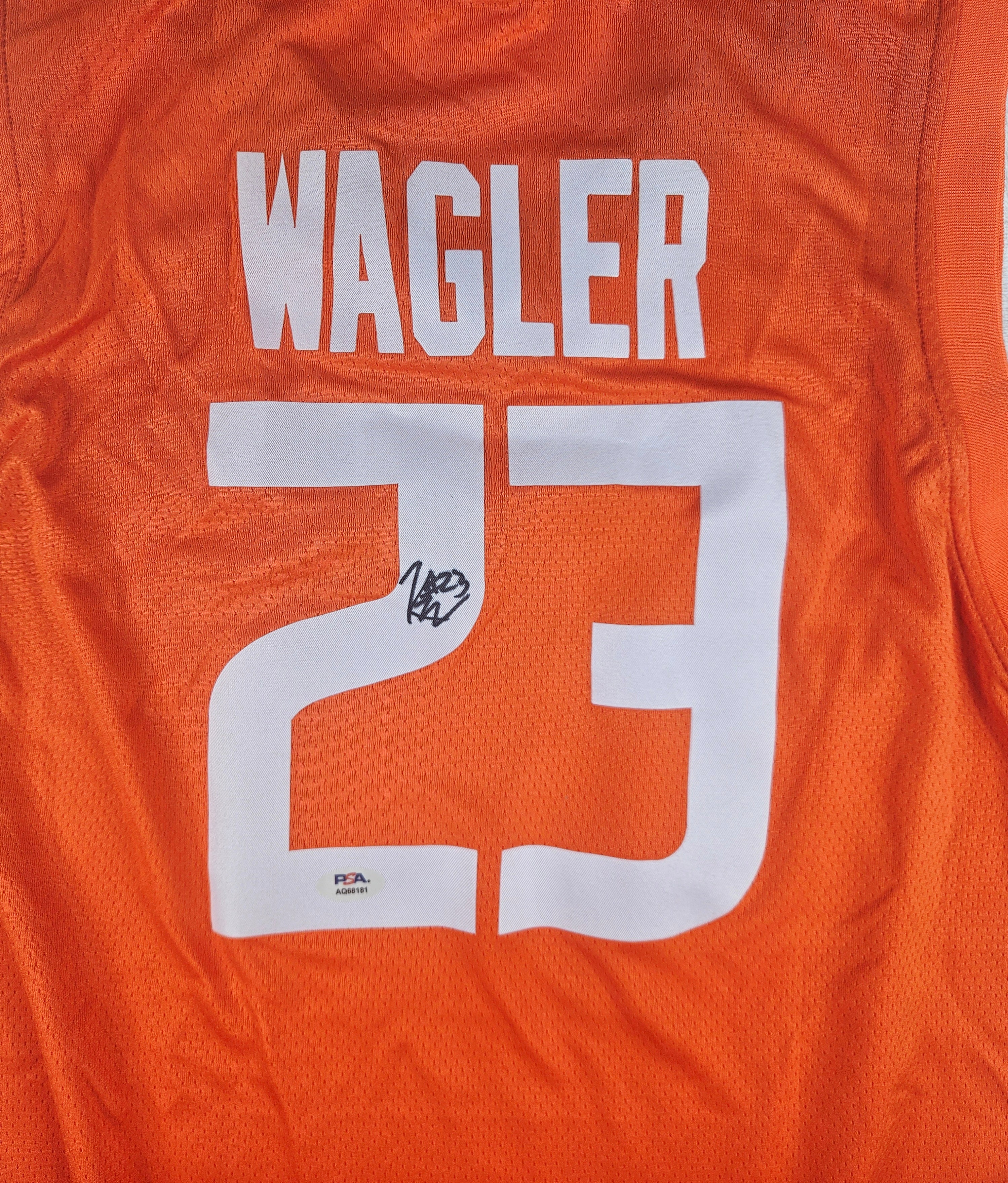 Keaton Wagler Signed Autographed Illinois Fighting Illini Jersey PSA Certified