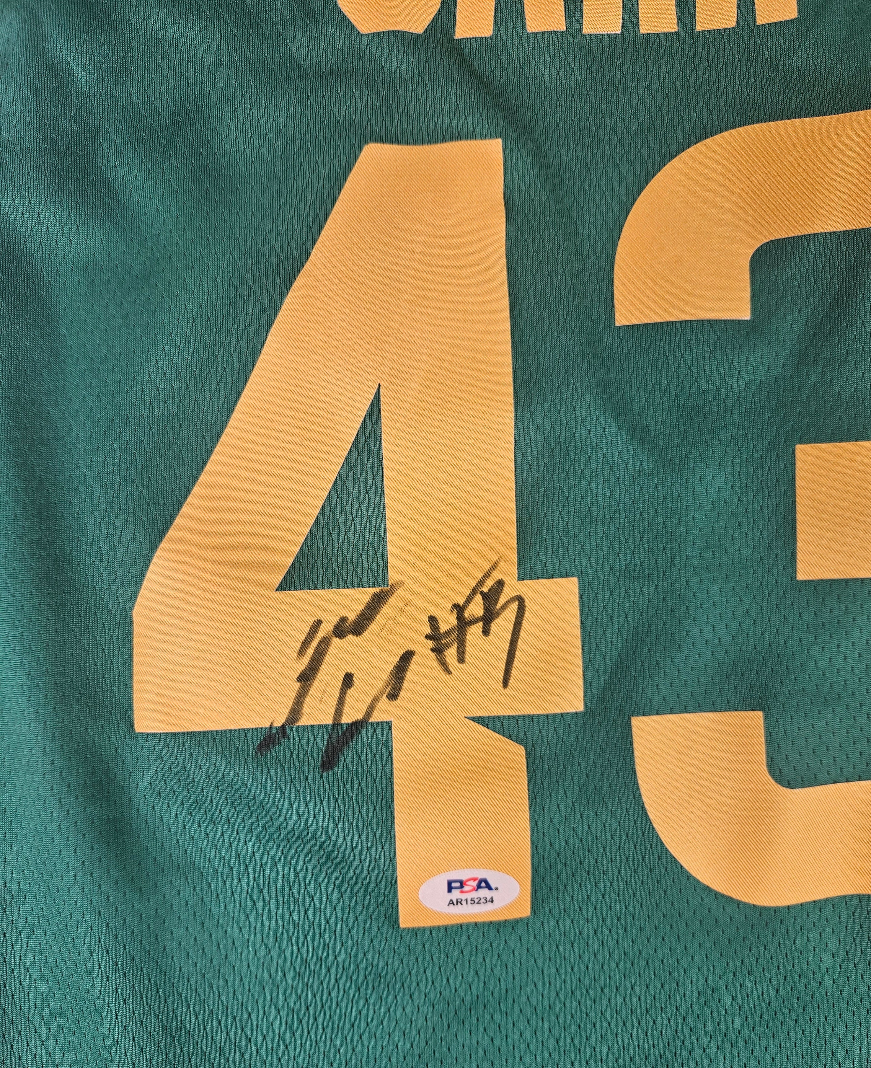 Cameron Carr Signed Autographed Baylor Bears Jersey PSA Certified