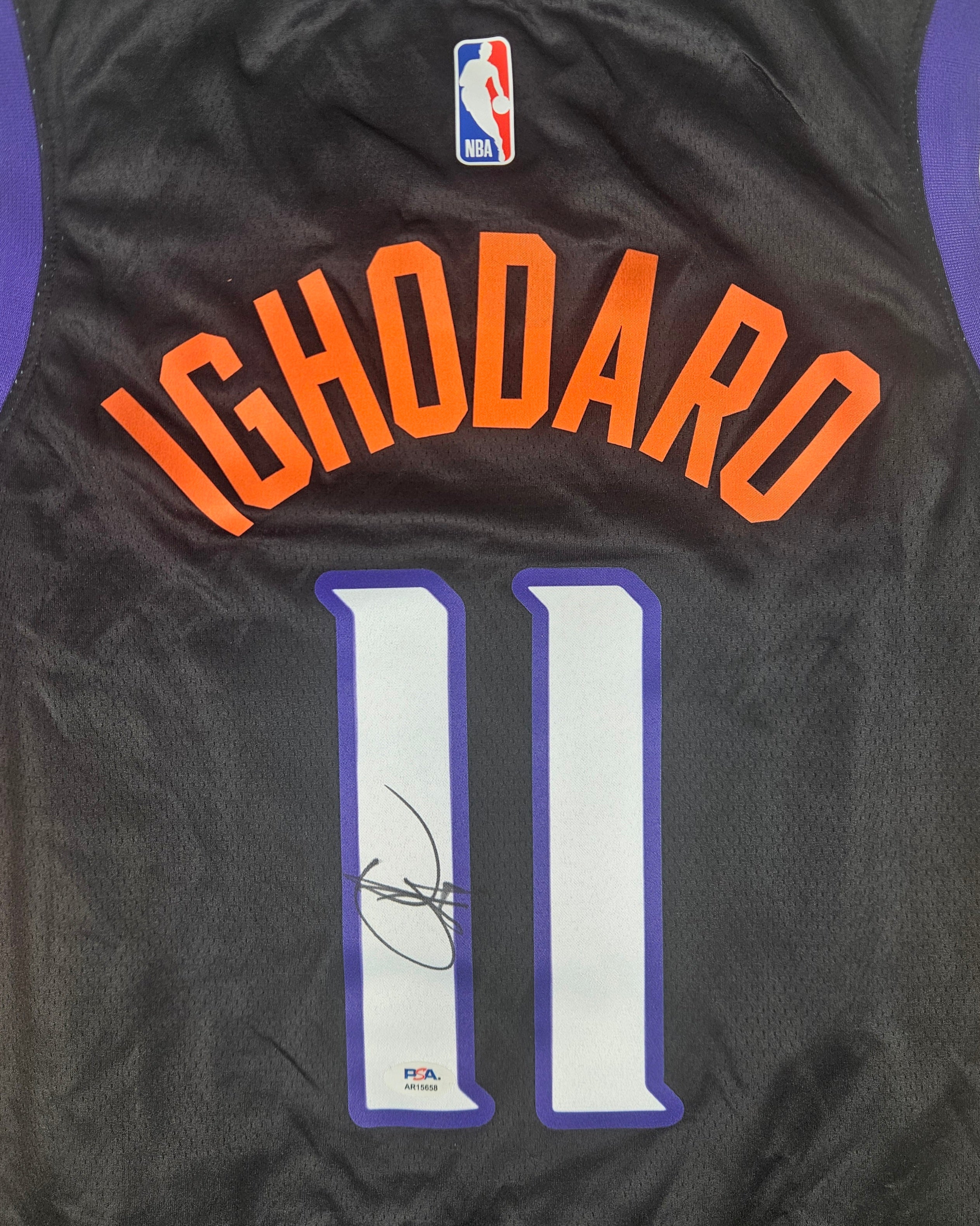Oso Ighodaro Signed Autographed Phoenix Suns Jersey PSA Certified
