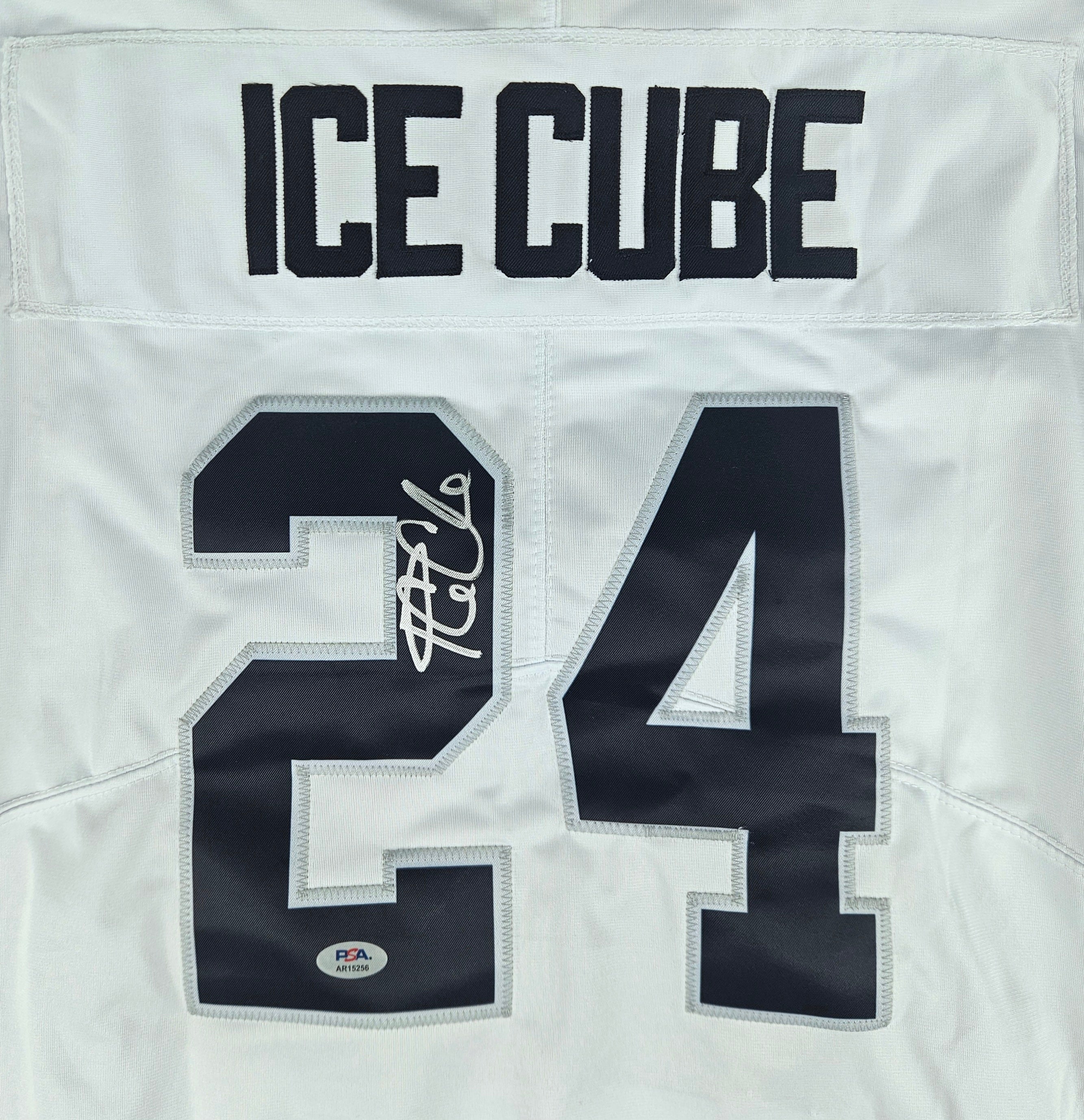 Ice Cube Signed Autographed Oakland Raiders White Jersey PSA Certified