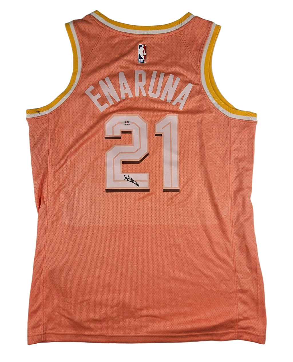 Tristan Enaruna Signed Autographed Cleveland Cavaliers Orange Jersey PSA Certified