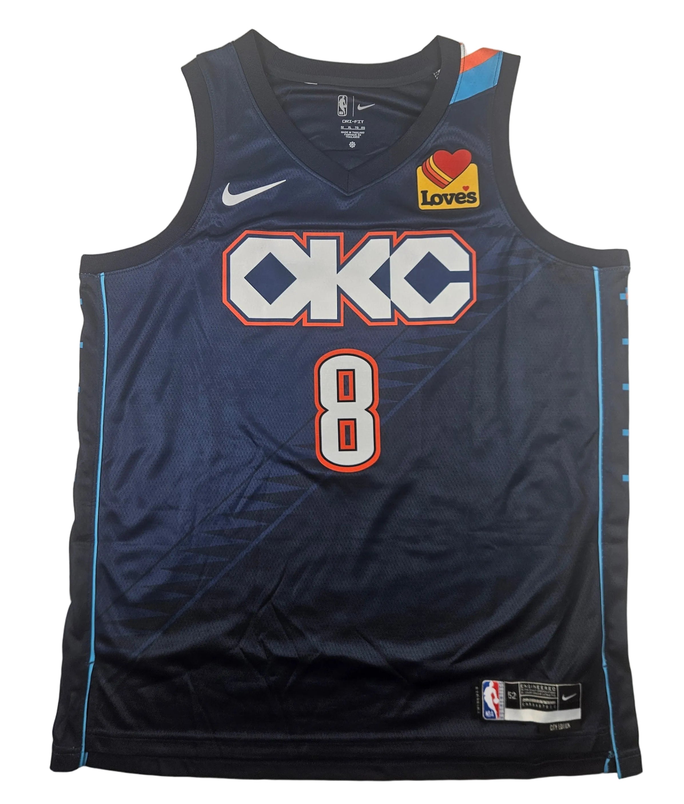 Jalen Williams Signed Autographed Oklahoma City Thunder Blue Jersey JSA COA