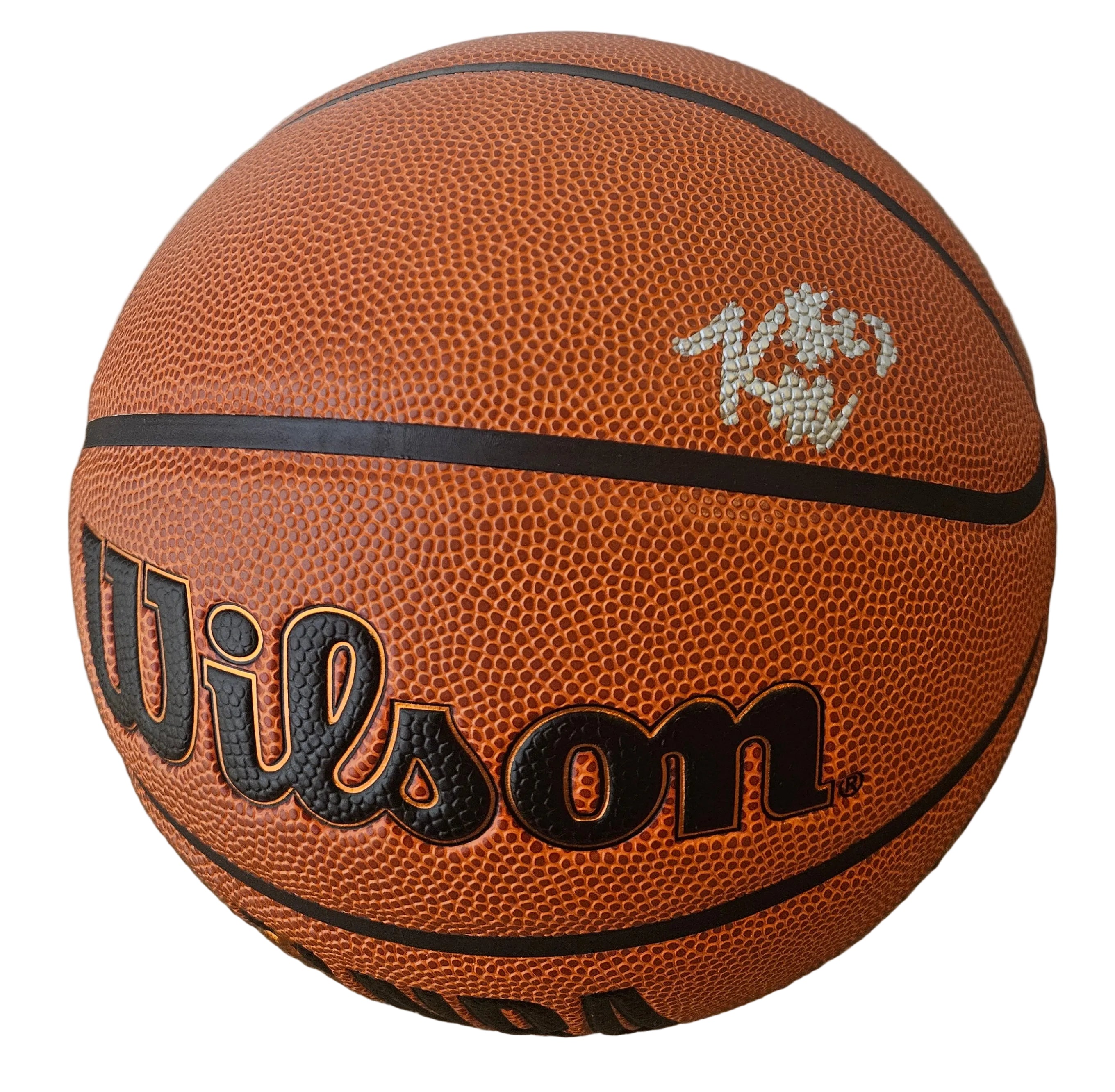 Keaton Wagler Illinois Fighting Signed Autographed Basketball PSA Certified
