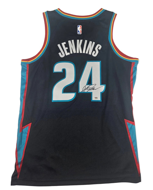 Daniss Jenkins Signed Autographed Detroit Pistons Jersey PSA Certified