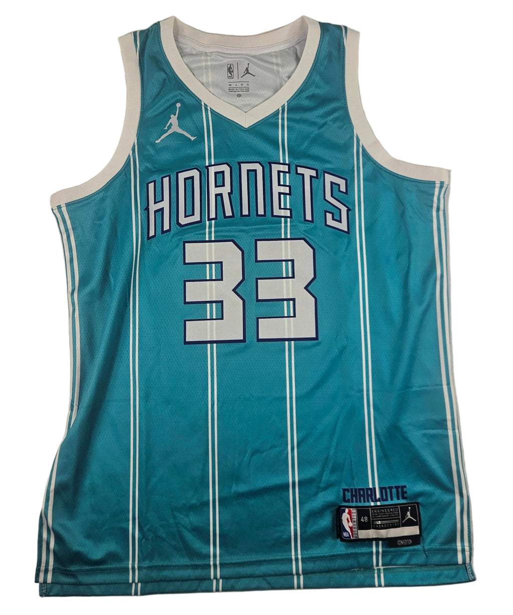 Liam McNeeley Signed Autographed Charlotte Hornets Jersey JSA COA