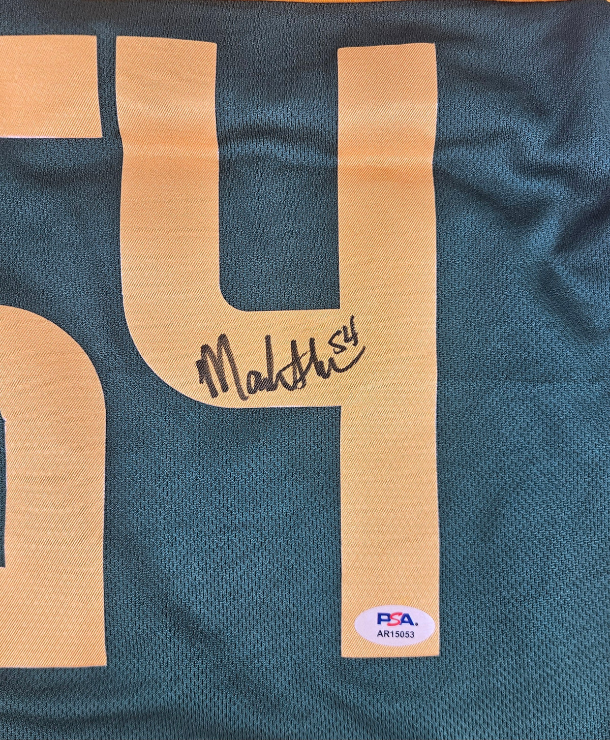 Mackenzie Holmes Signed Autographed Seattle Storm Jersey PSA Certified