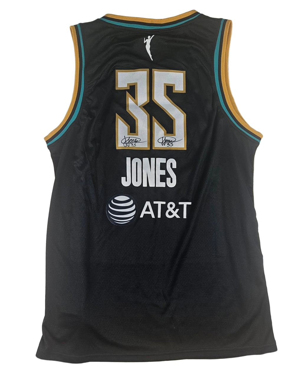 Jonquel Jones Signed Autographed New York Liberty Wnba Jersey