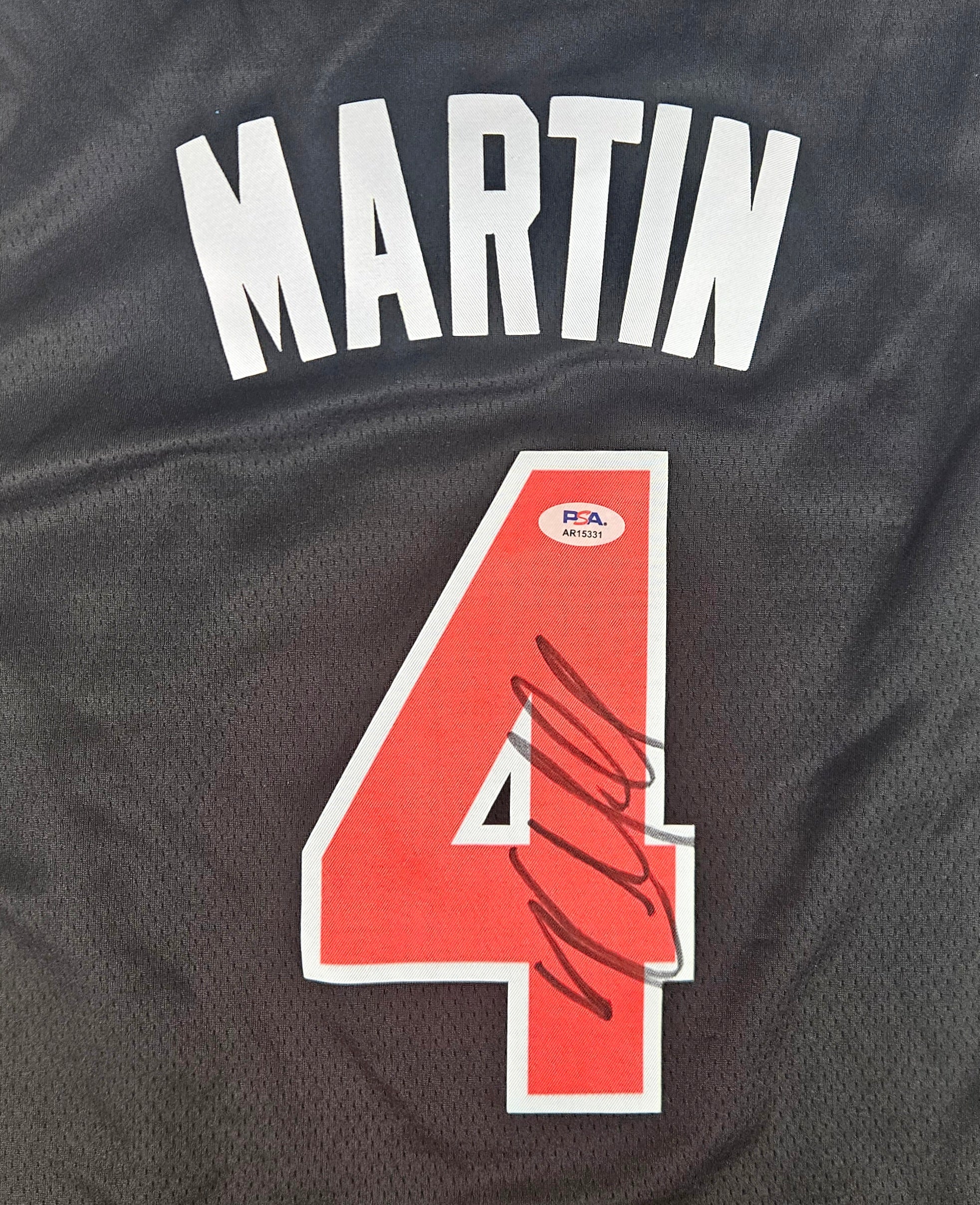 Kenyon Martin Signed Autographed Cincinnati Bearcats Jersey PSA Certified