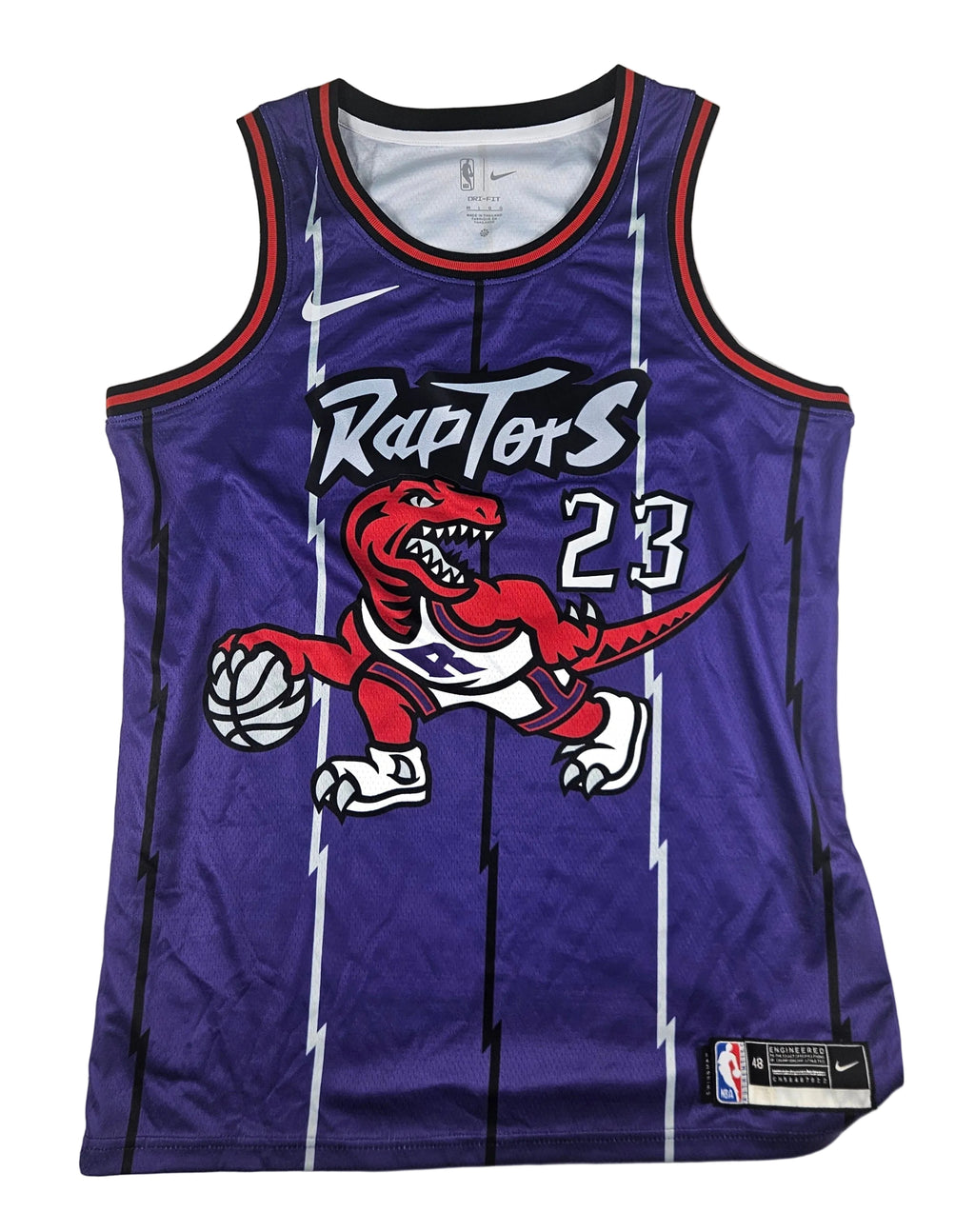 Jamal Shead Signed Autographed Toronto Raptors Purple Jersey PSA Certified