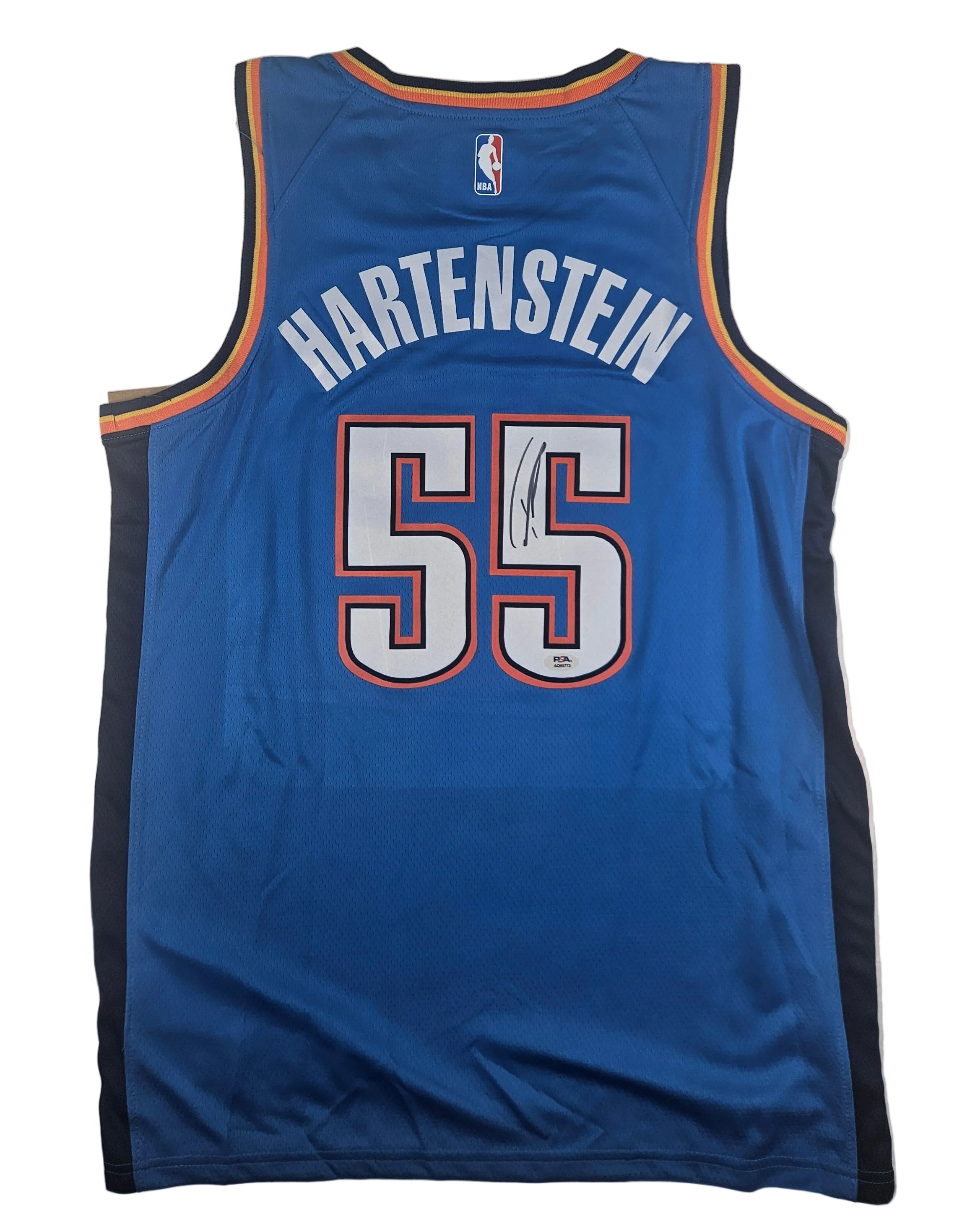 Isaiah Hartenstein Signed Autographed Oklahoma City Thunder Jersey PSA Certified