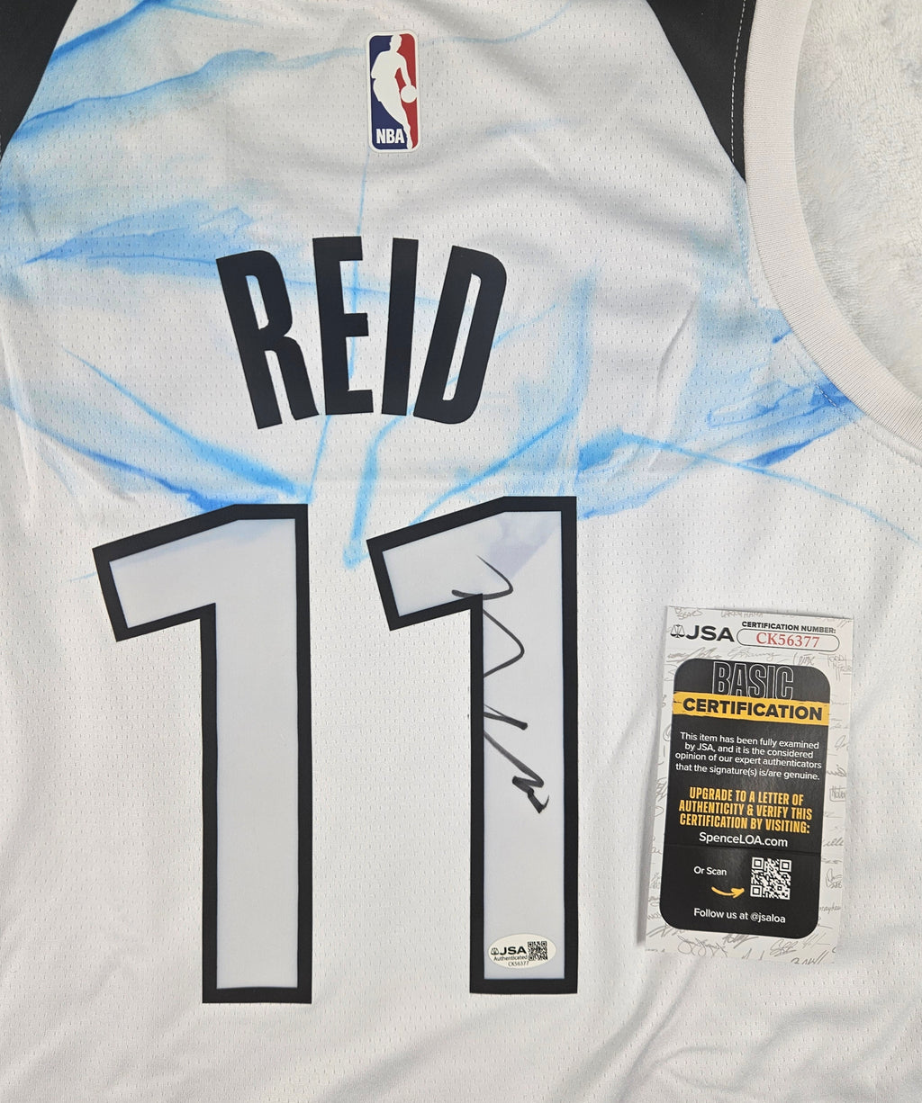 Naz Reid Signed Autographed Minnesota Timberwolves Jersey JSA COA