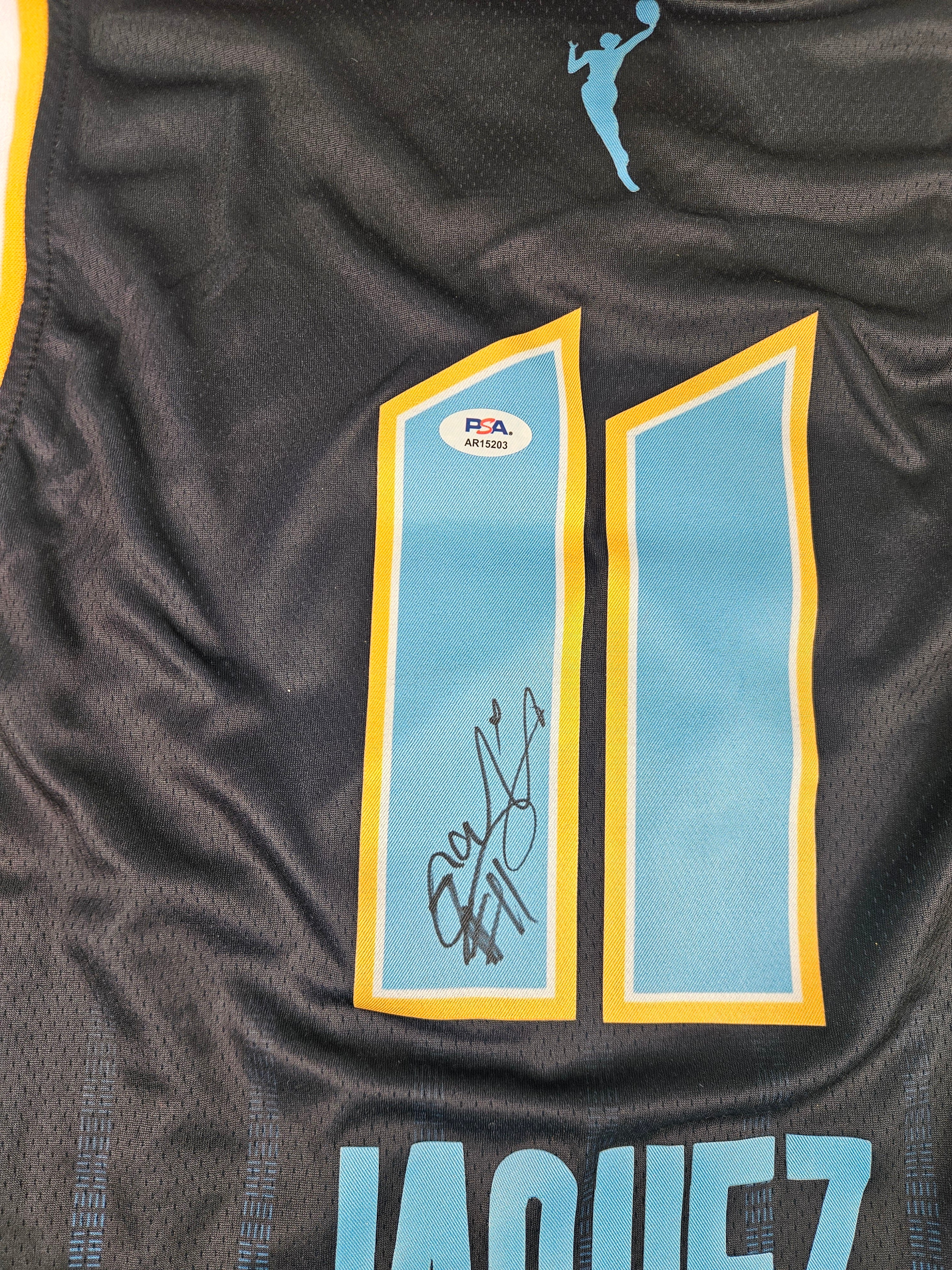 Gabriela Jaquez Signed Autographed Chicago Sky Wnba Jersey PSA Certified
