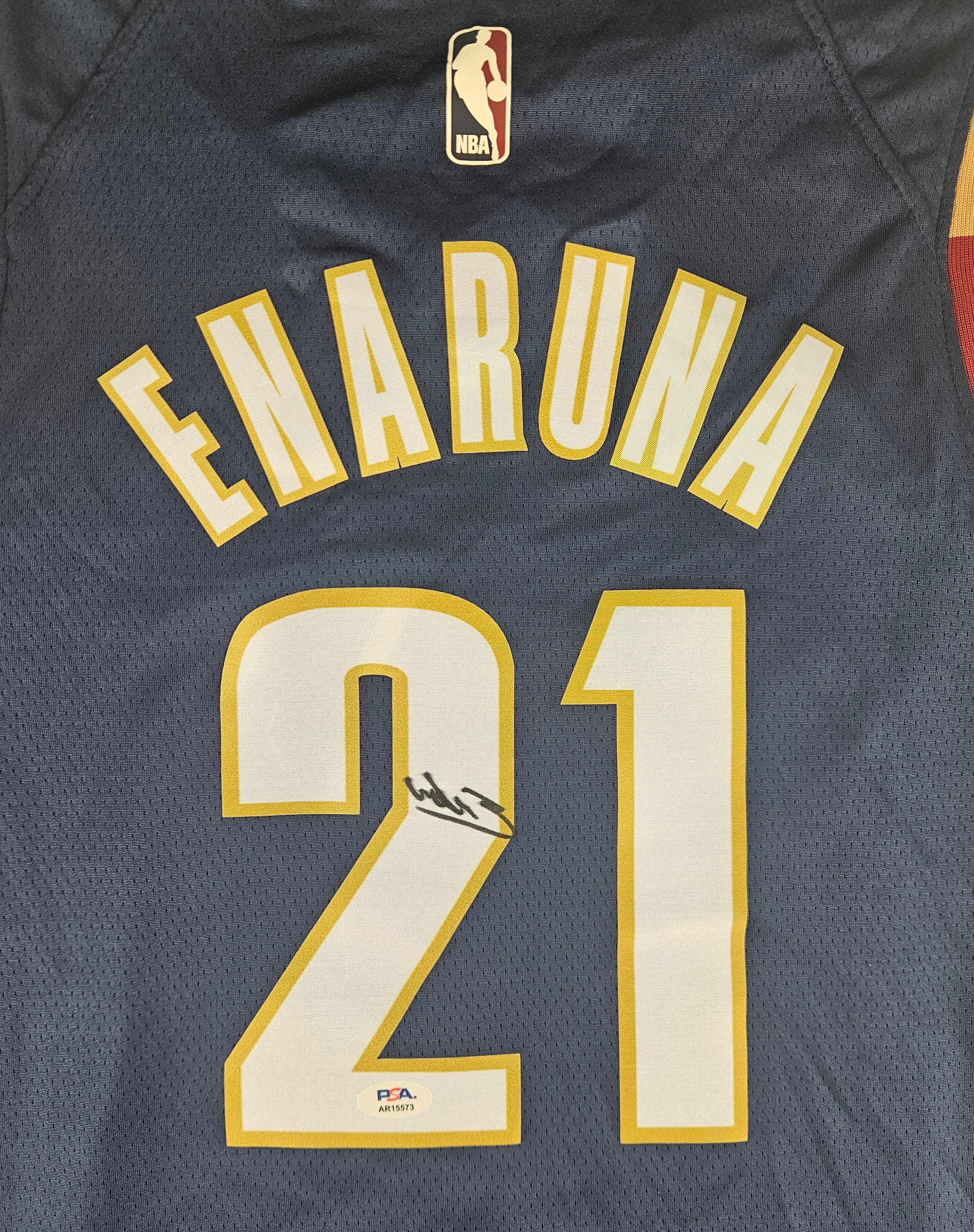 Tristan Enaruna Signed Autographed Cleveland Cavaliers Jersey PSA Certified