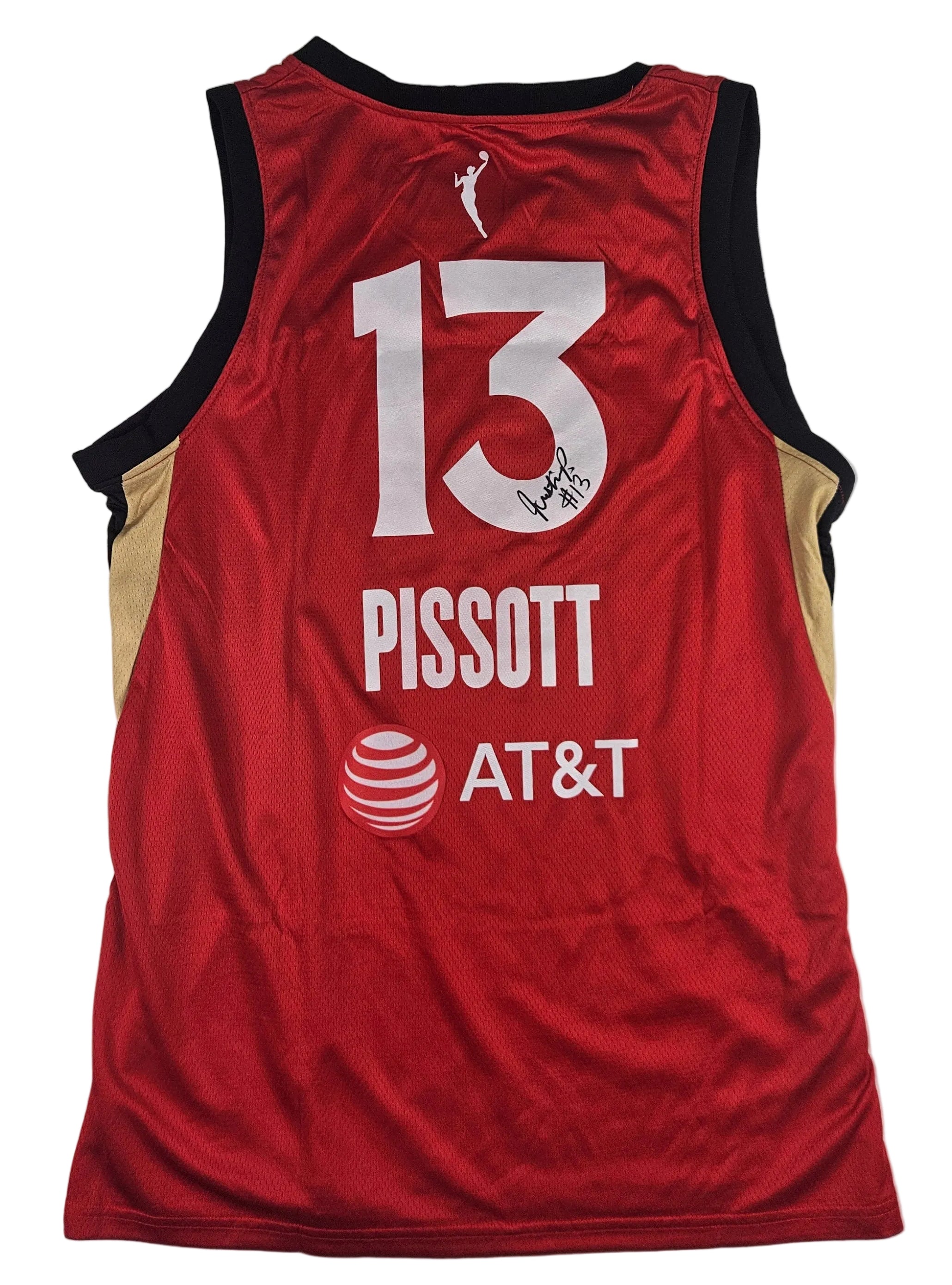 Justine Pissott Signed Autographed Las Vegas Aces Wnba Jersey