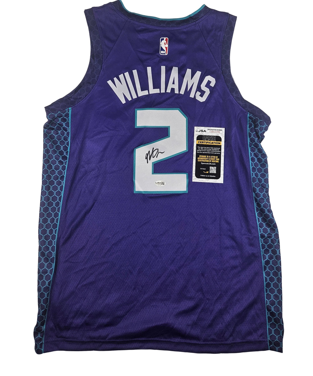 Grant Williams Signed Autographed Charlotte Hornets Jersey JSA COA
