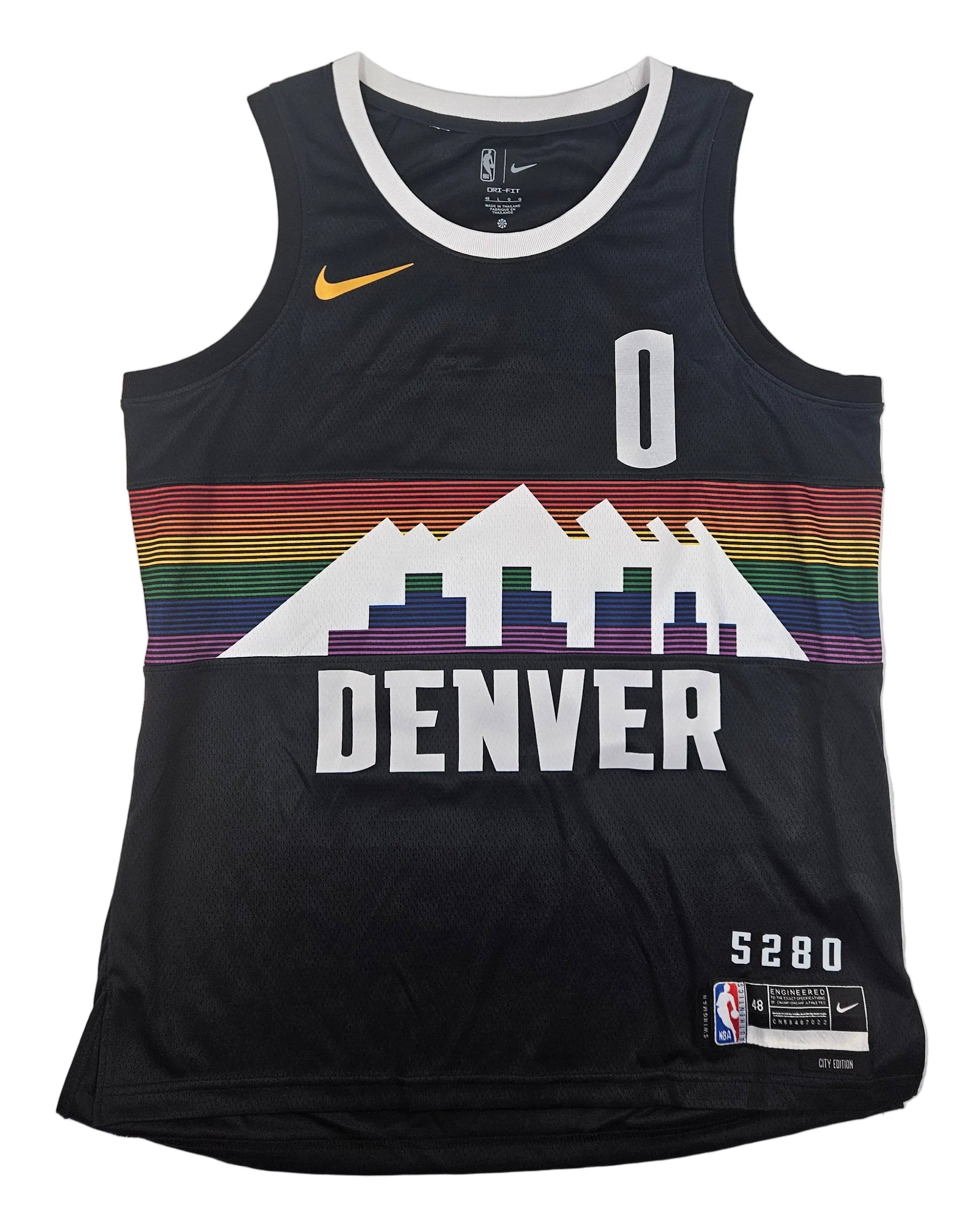 Christian Braun Signed Autographed Denver Nuggets Jersey PSA Certified