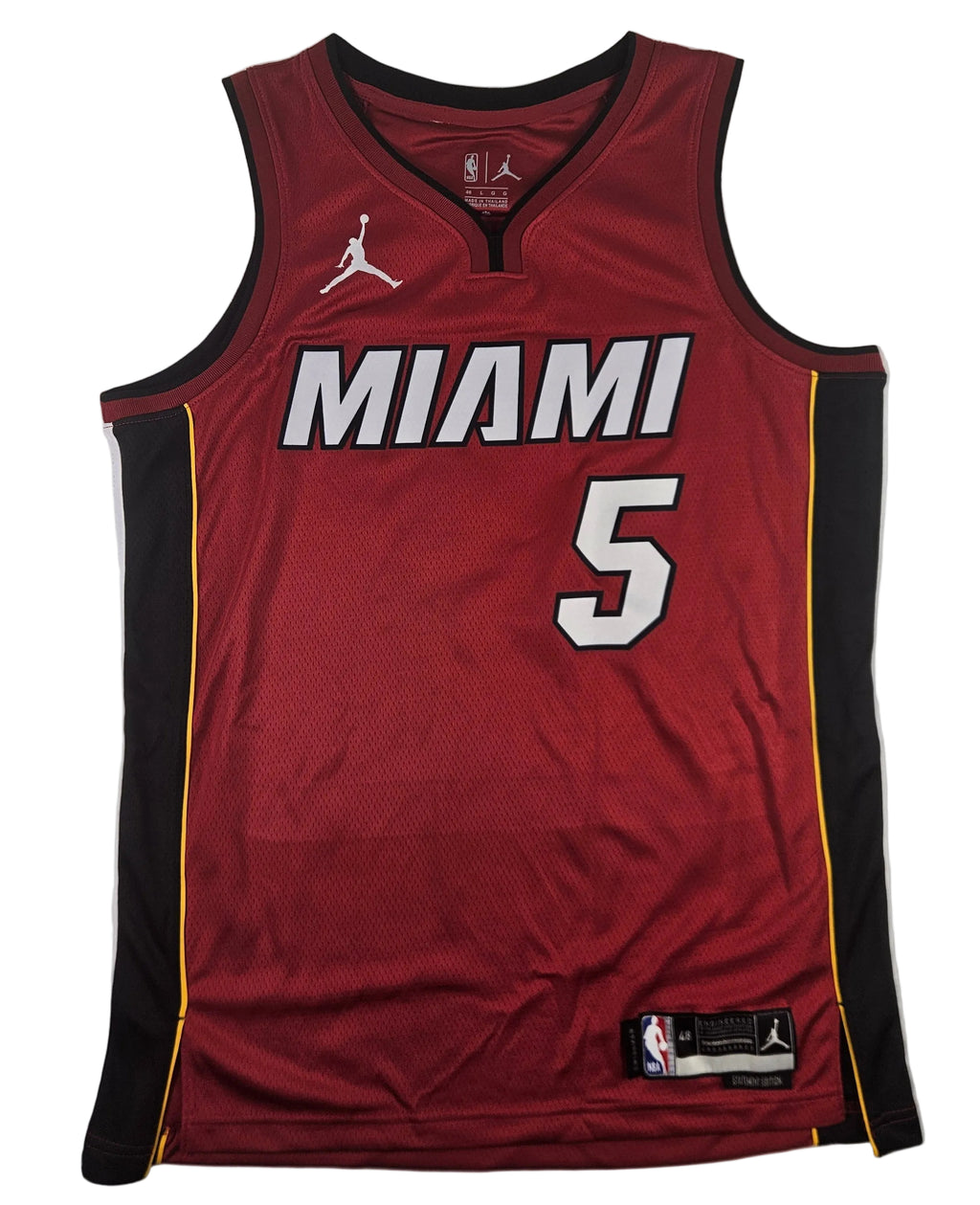Nikola Jovic Signed Autographed Miami Heat Red Jersey JSA COA