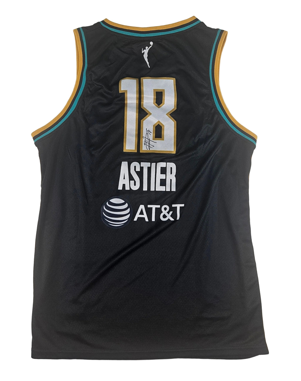 Pauline Astier Signed Autographed New York Liberty Wnba Jersey