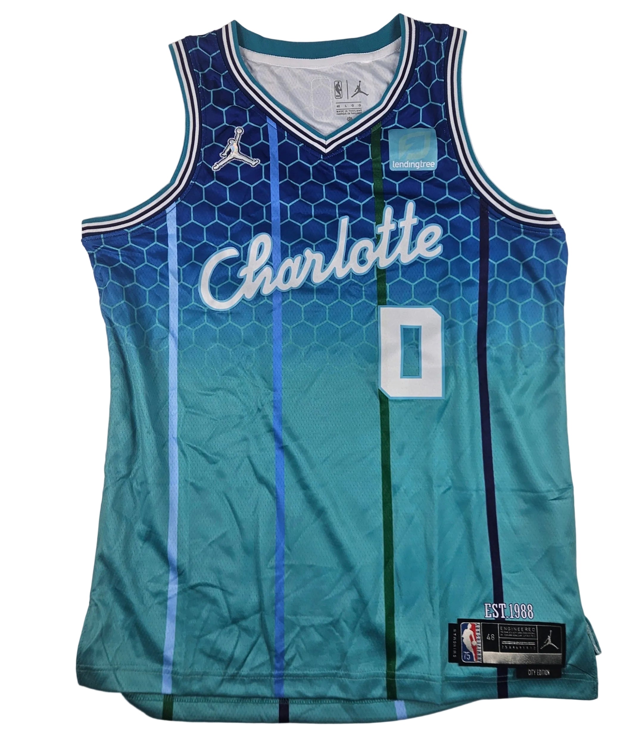 Miles Bridges Signed Autographed Charlotte Hornets Jersey JSA COA