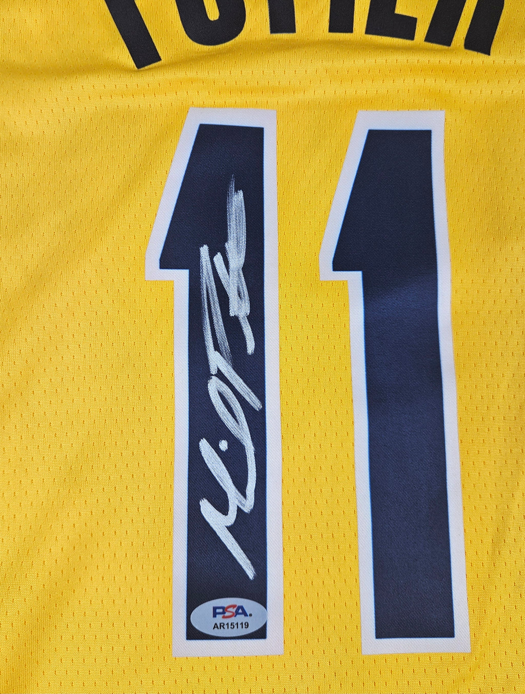 Micah Potter Signed Autographed Indiana Pacers Jersey PSA Certified