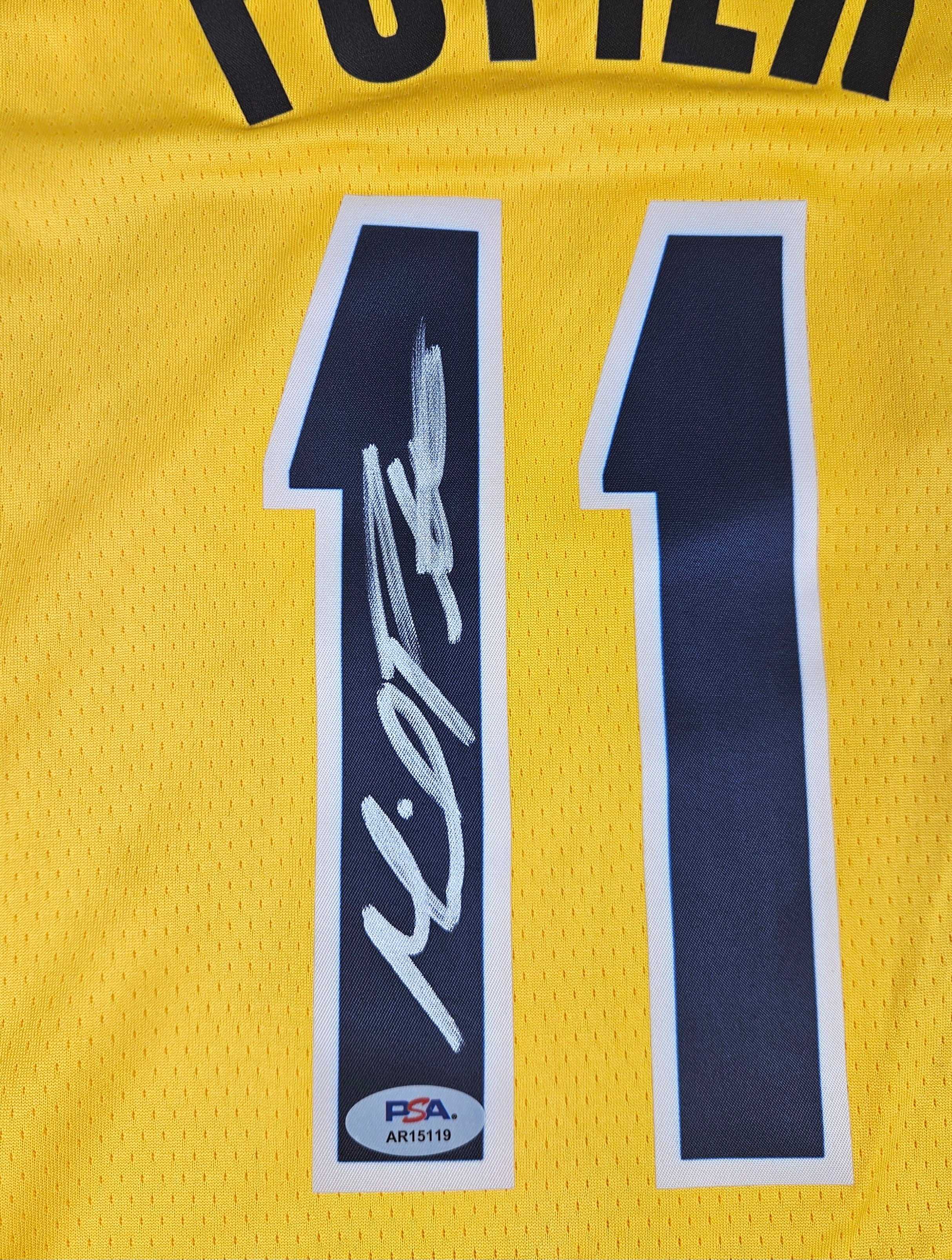 Micah Potter Signed Autographed Indiana Pacers Jersey PSA Certified