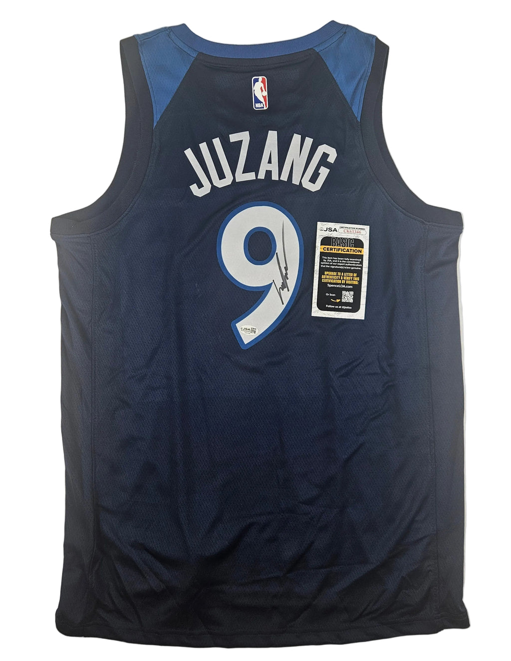 Johnny Juzang Signed Autographed Minnesota Timberwolves Jersey JSA COA