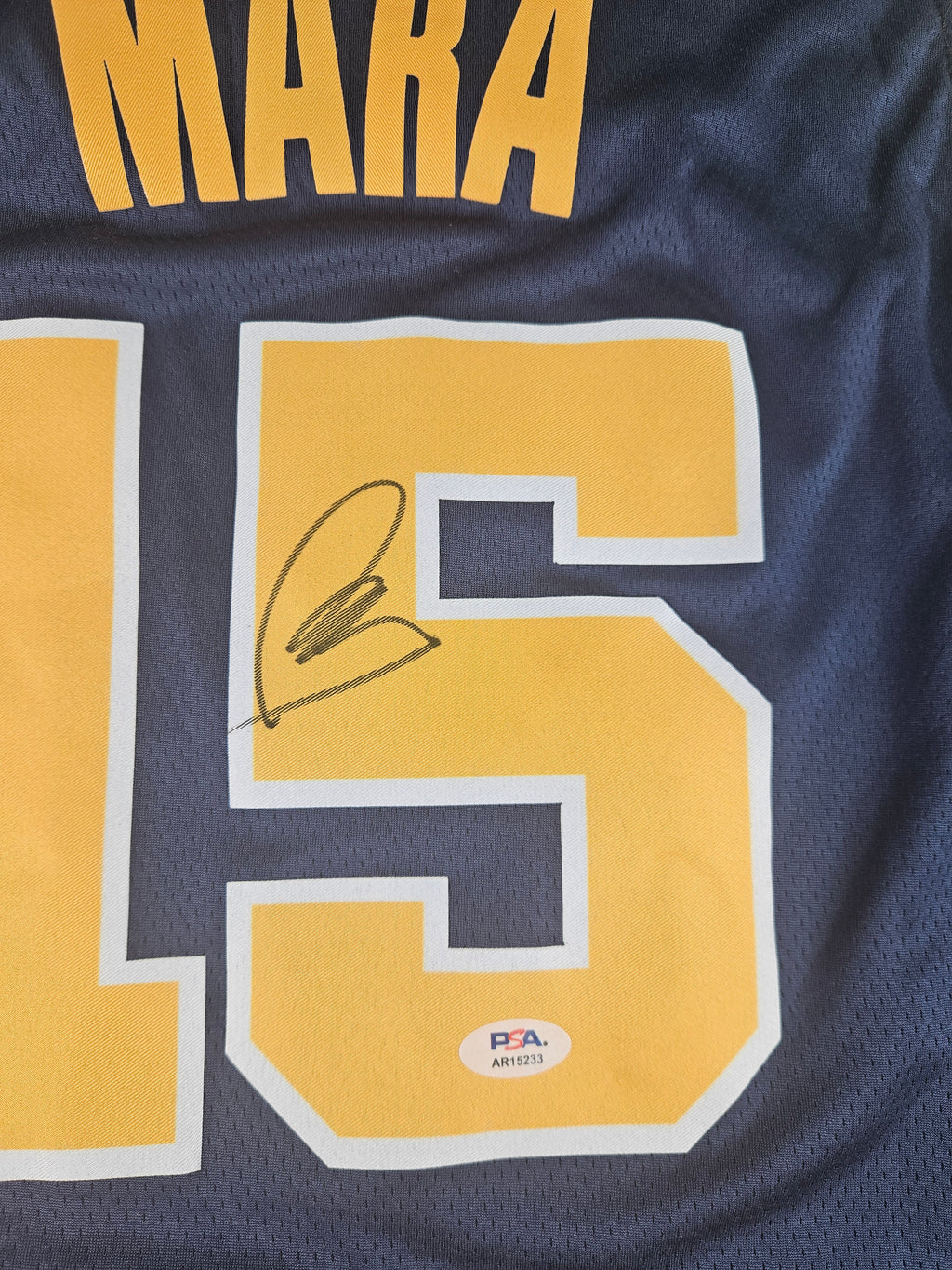 Aday Mara Signed Autographed Michigan Wolverines Jersey Psa Certified