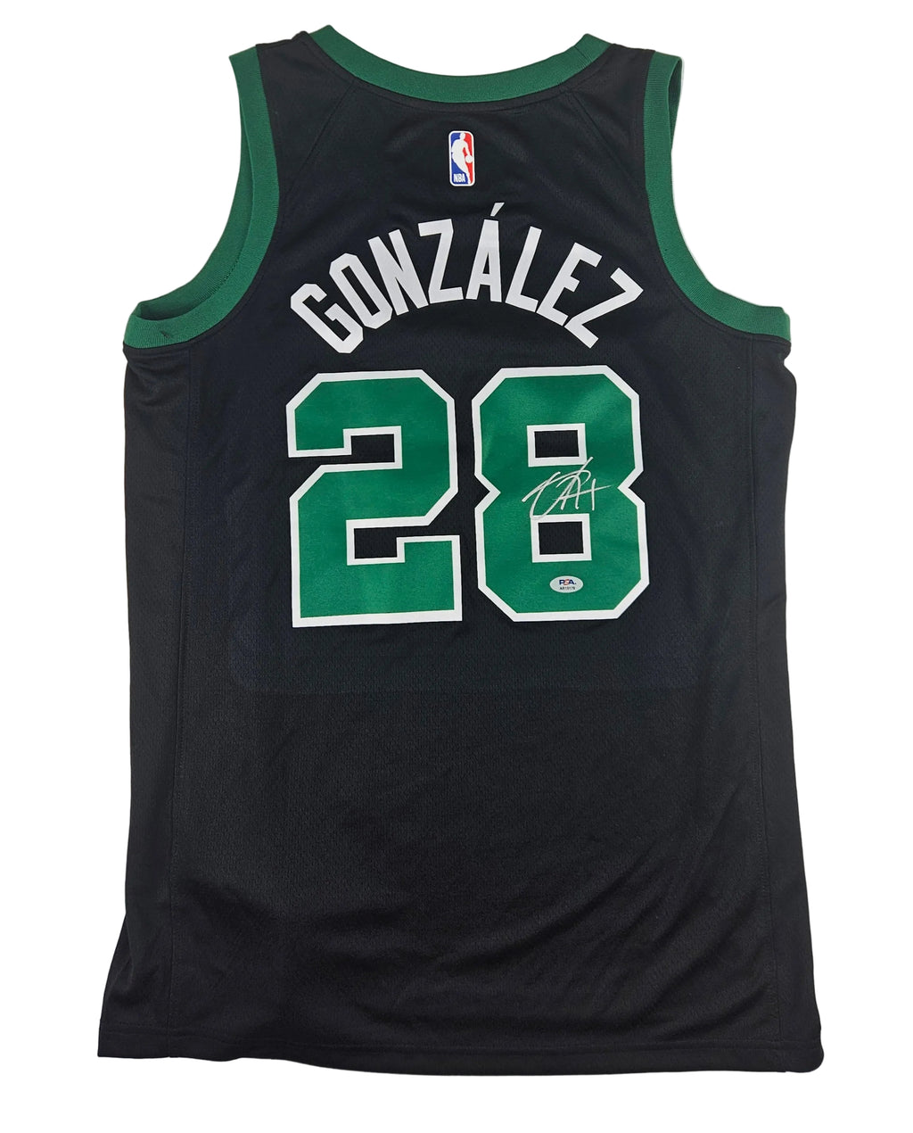 Hugo Gonzalez Signed Autographed Boston Celtics Jersey PSA Certified