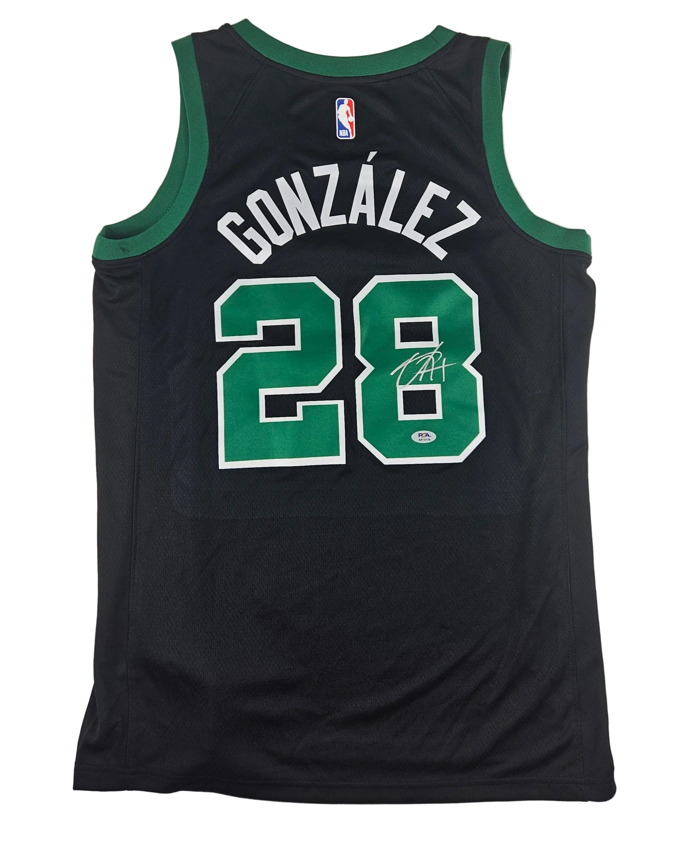 Hugo Gonzalez Signed Autographed Boston Celtics Jersey PSA Certified