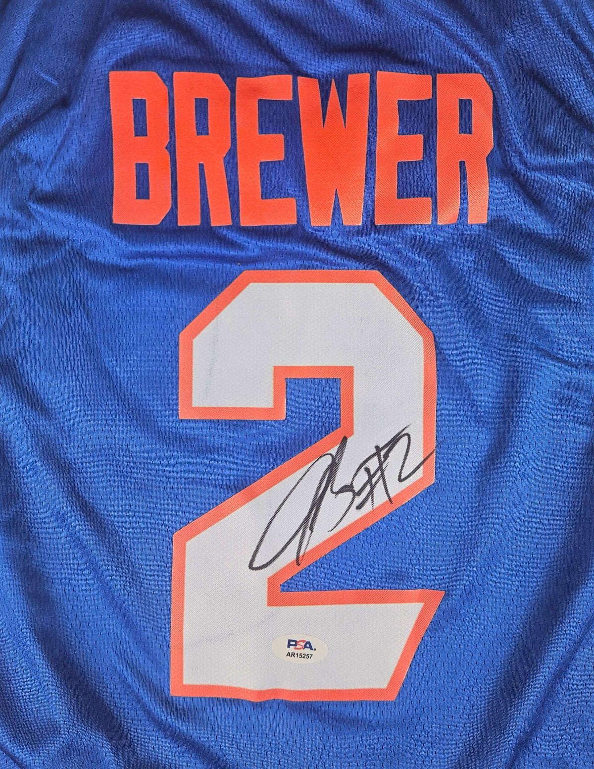 Corey Brewer Signed Autographed Florida Gators Jersey PSA Certified