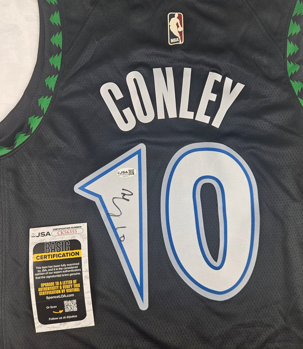 Mike Conley Signed Autographed Minnesota Timberwolves Jersey JSA COA