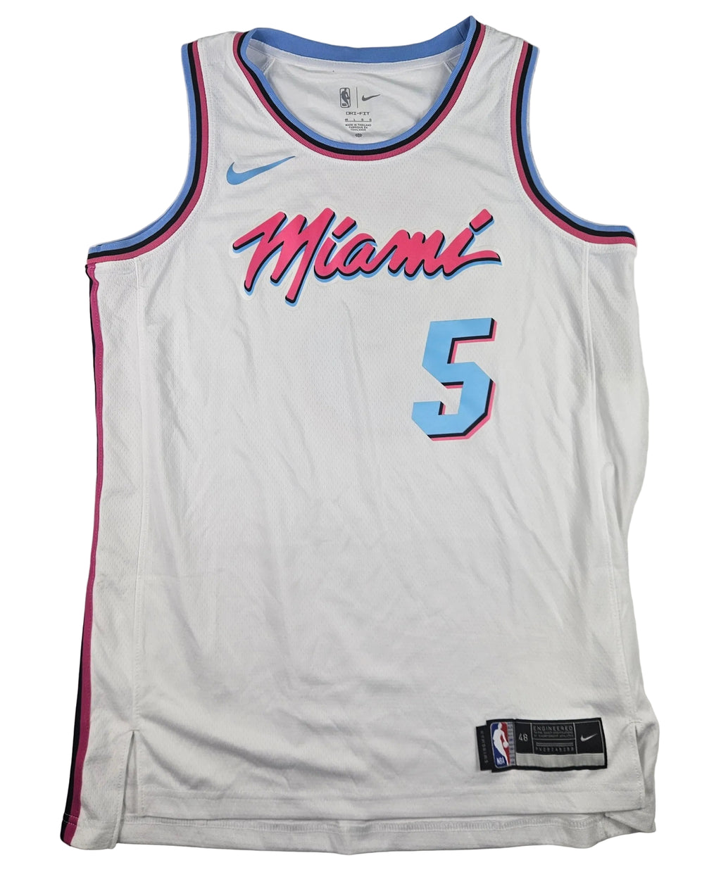 Nikola Jovic Signed Autographed Miami Heat White Jersey JSA COA